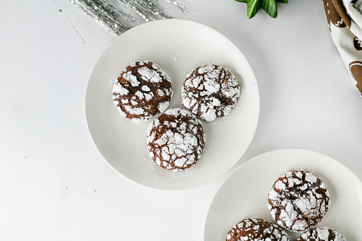 Chocolate Crinkle Cookies Set #2