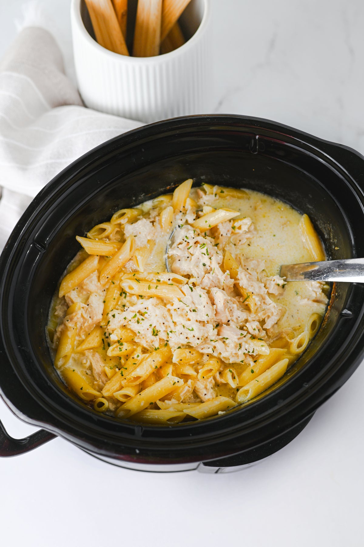 Crock Pot Chicken Alfredo Set #2