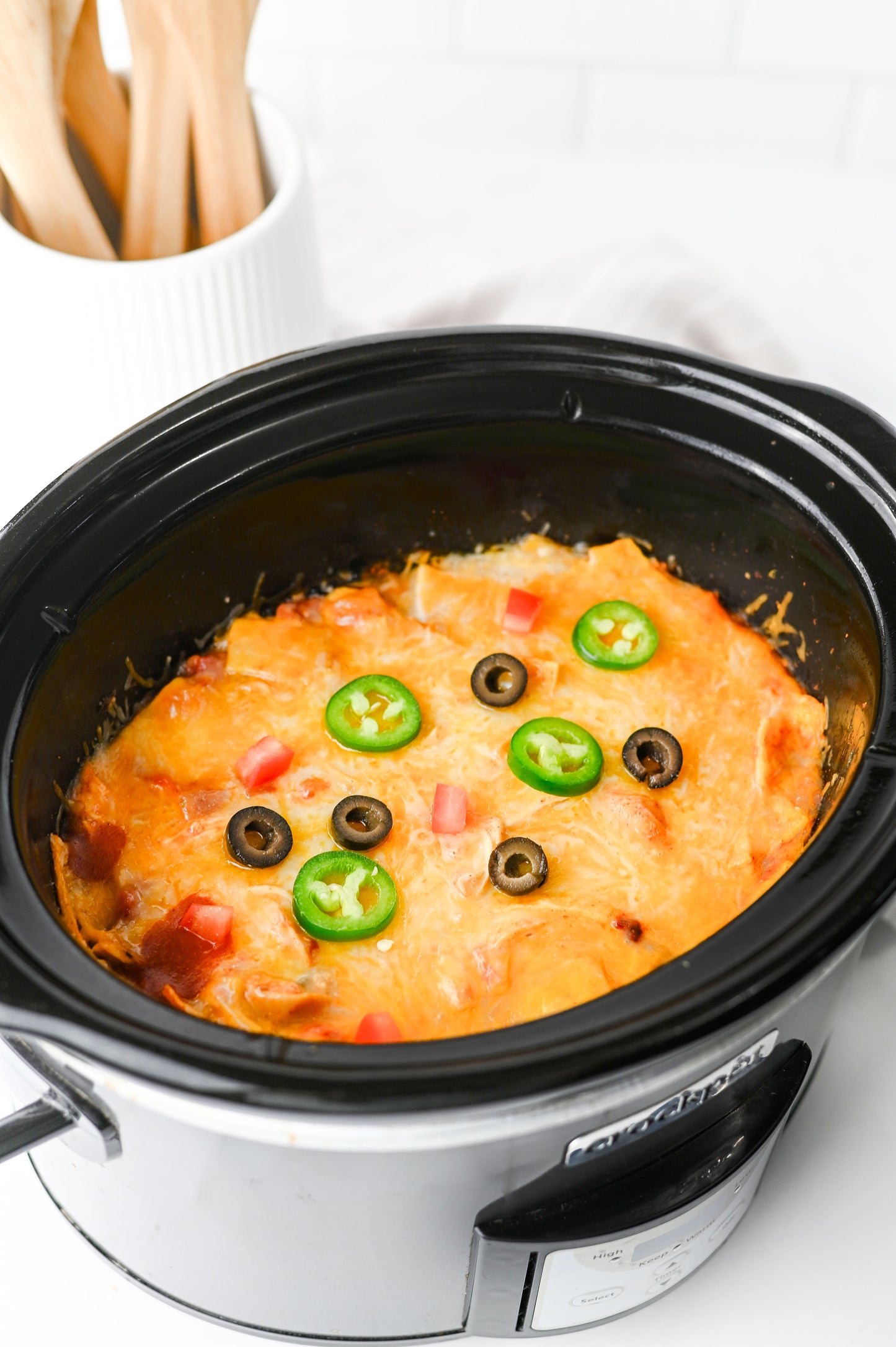 Crock Pot Enchiladas/Enchilada Casserole #2
