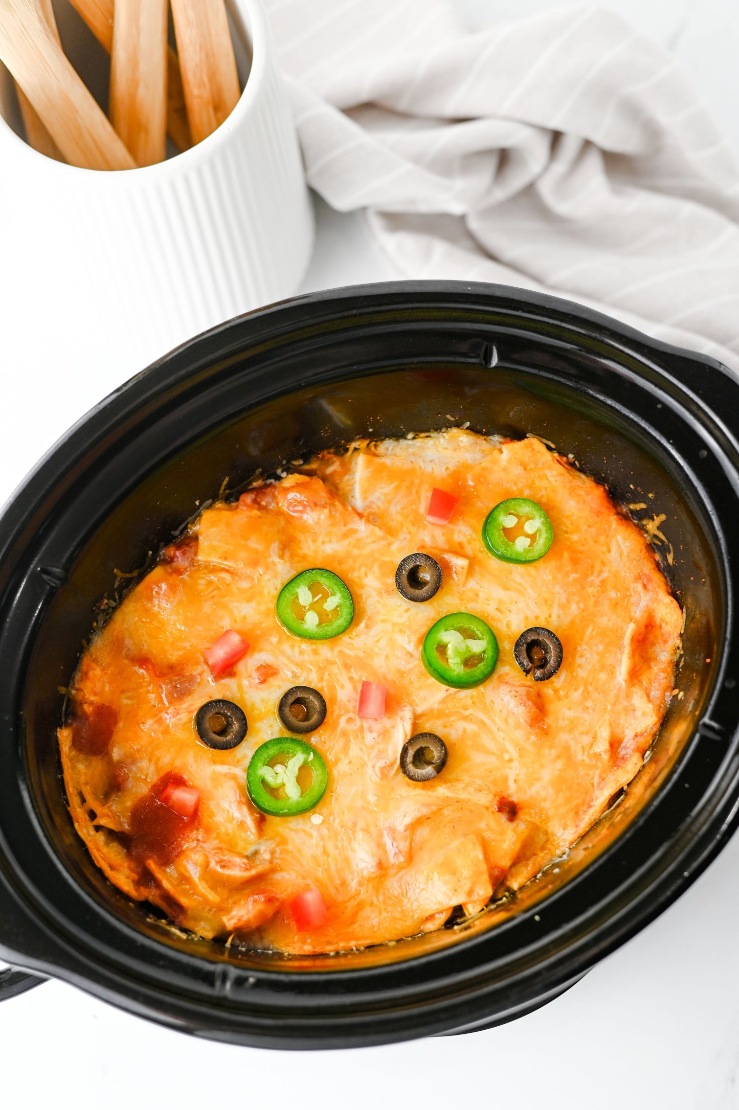 Crock Pot Enchiladas/Enchilada Casserole #2