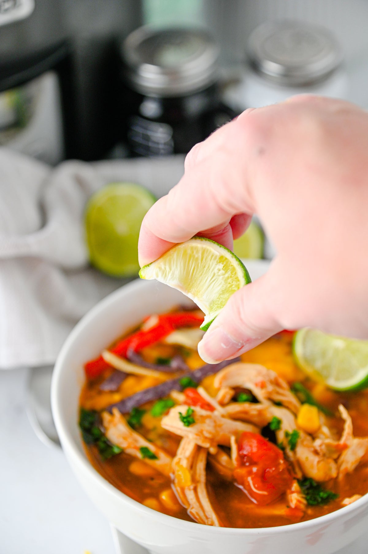 Slow Cooker Enchilada Soup Set #2