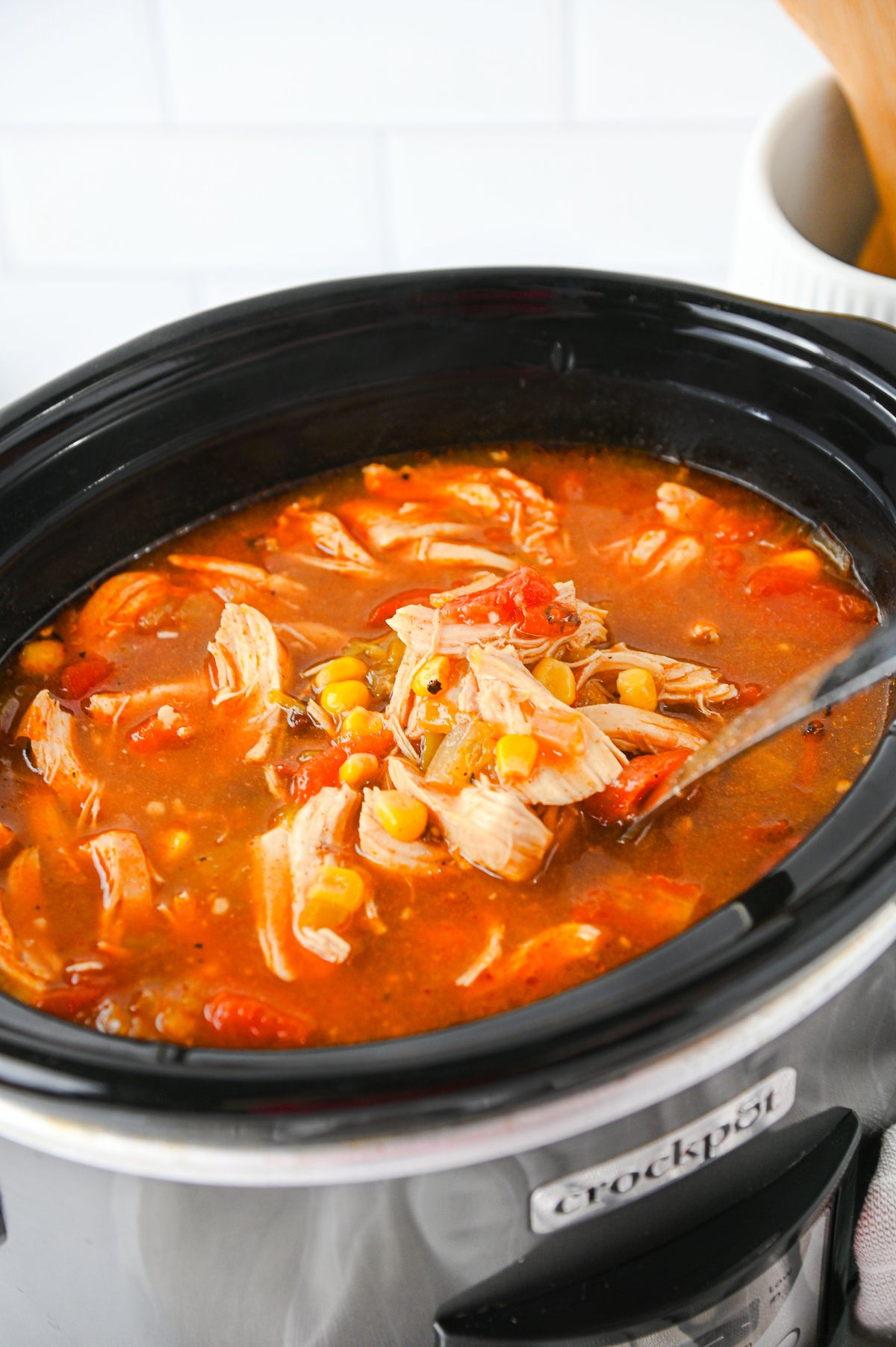 Slow Cooker Enchilada Soup Set #2