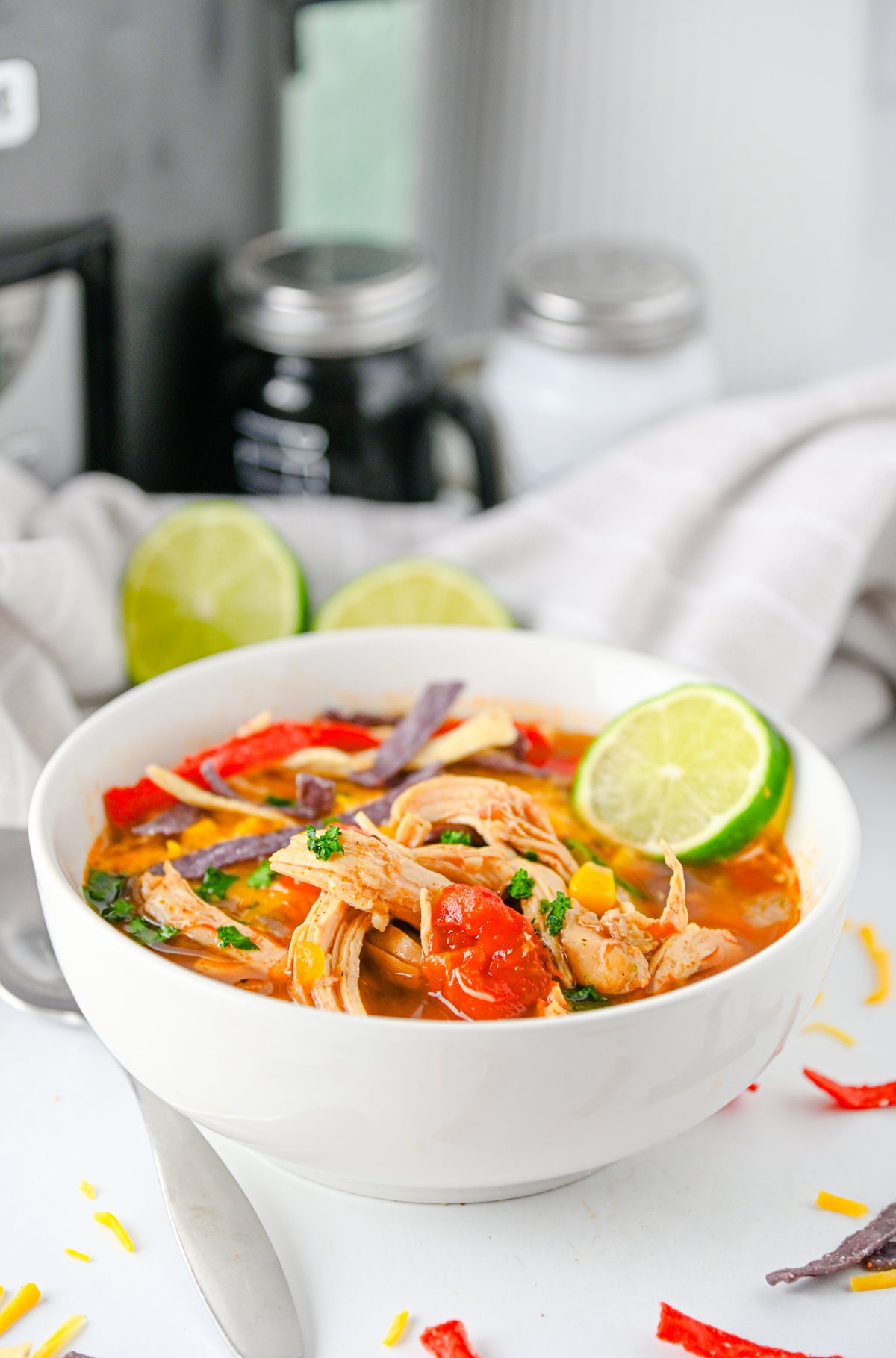 Slow Cooker Enchilada Soup Set #2