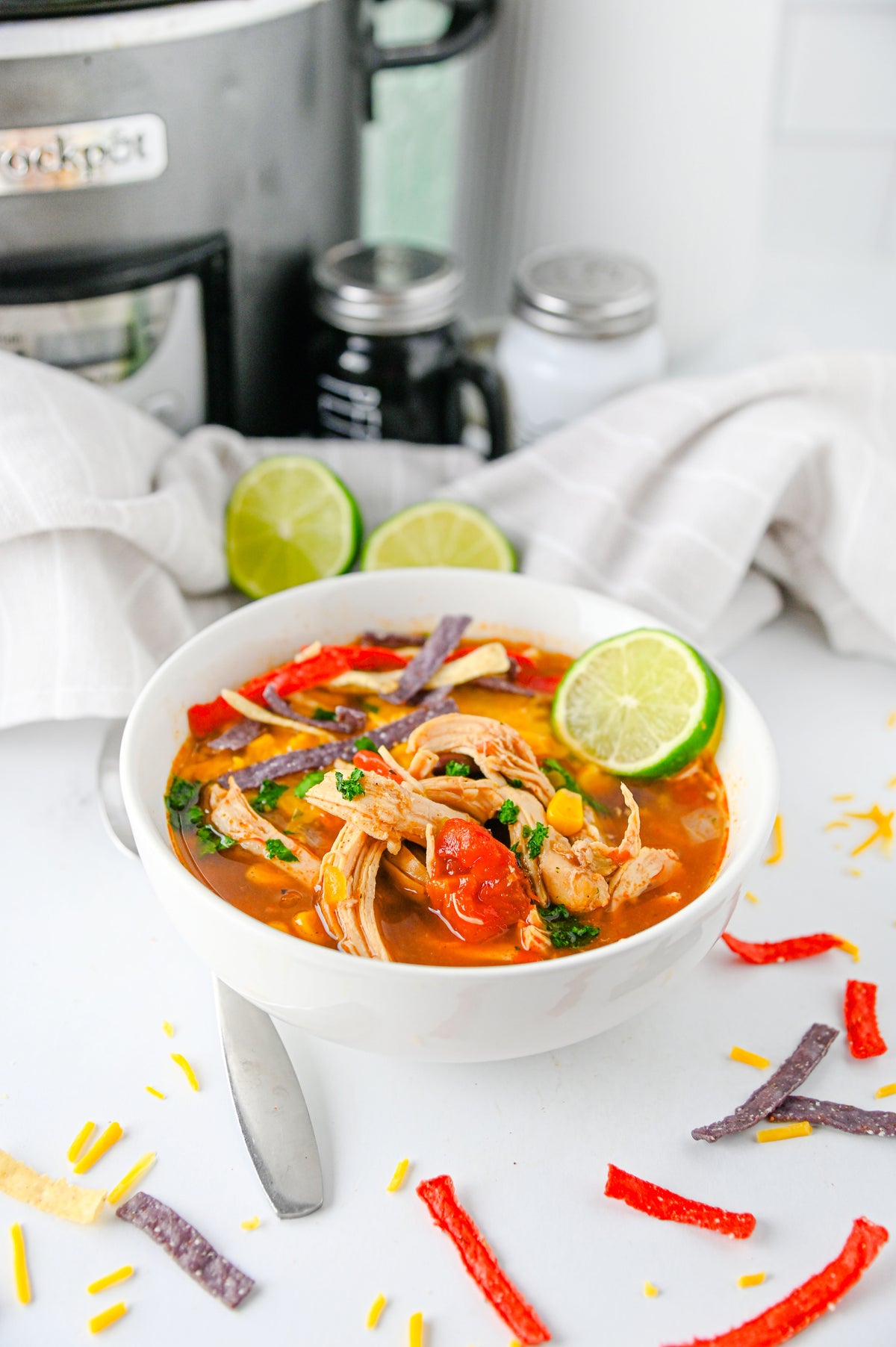 Slow Cooker Enchilada Soup Set #2