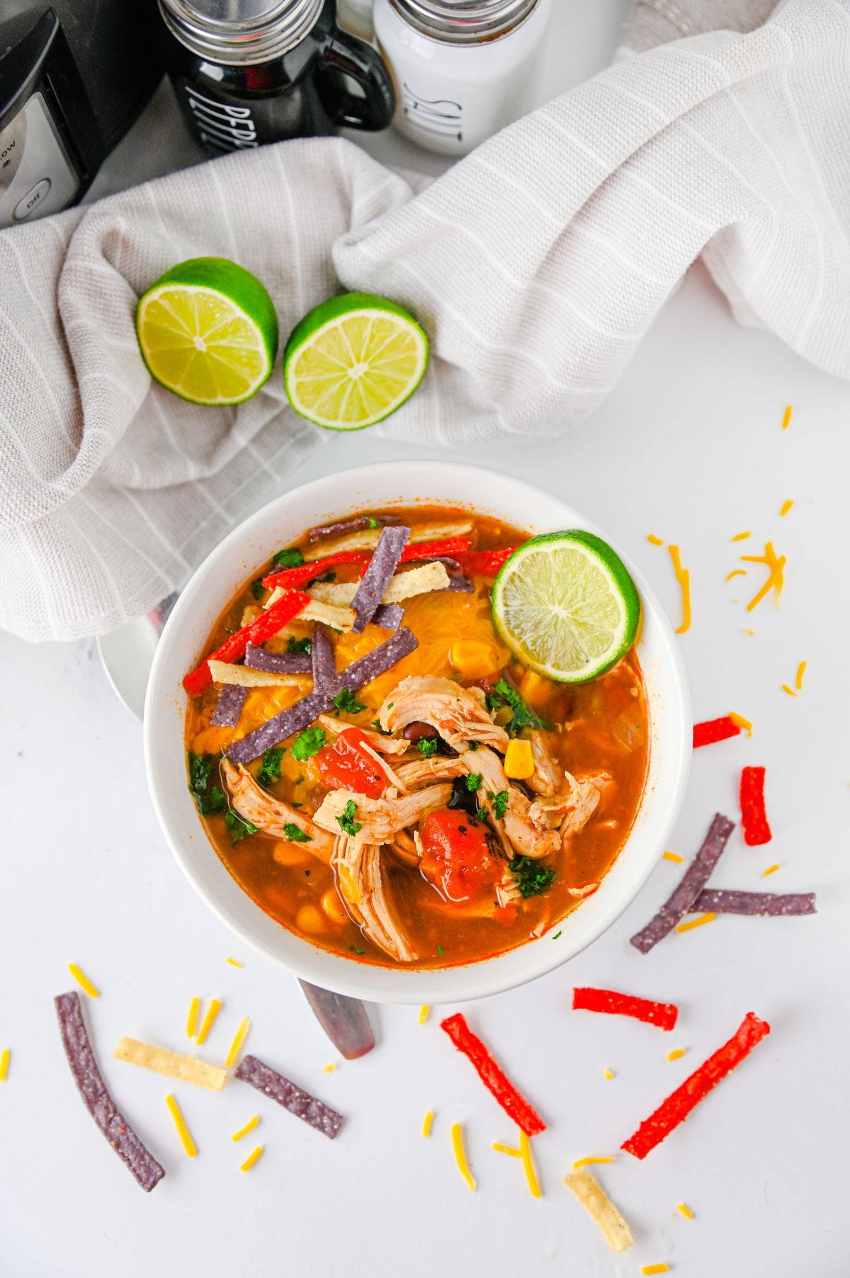 Slow Cooker Enchilada Soup Set #2
