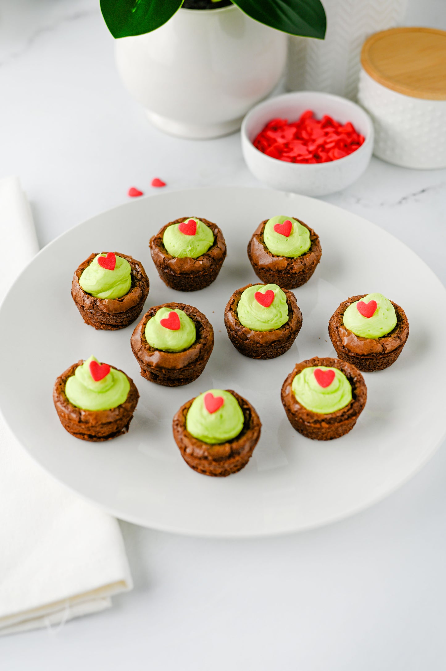 Grinch Brownie Bites Set #2