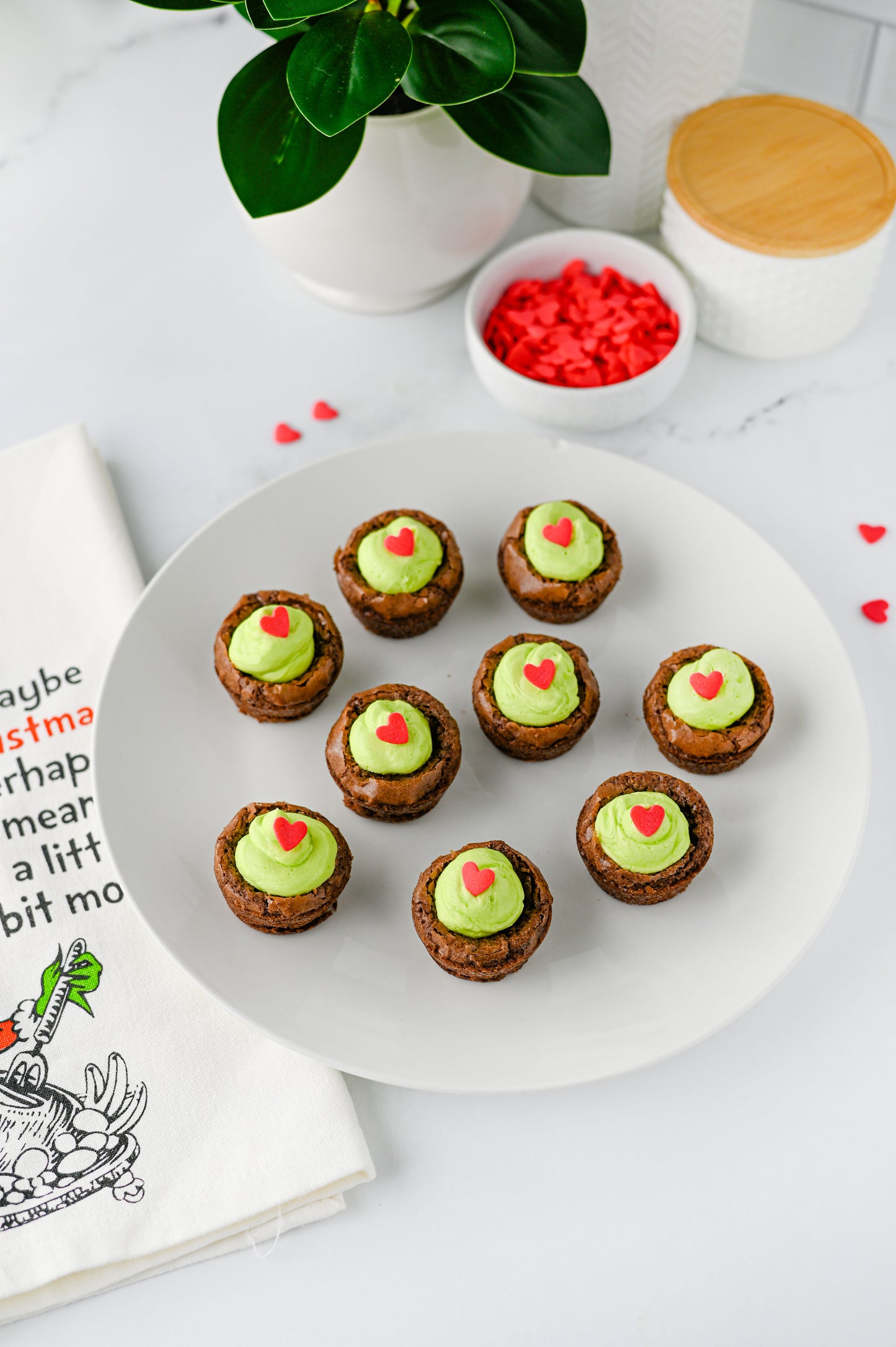 Grinch Brownie Bites Set #2
