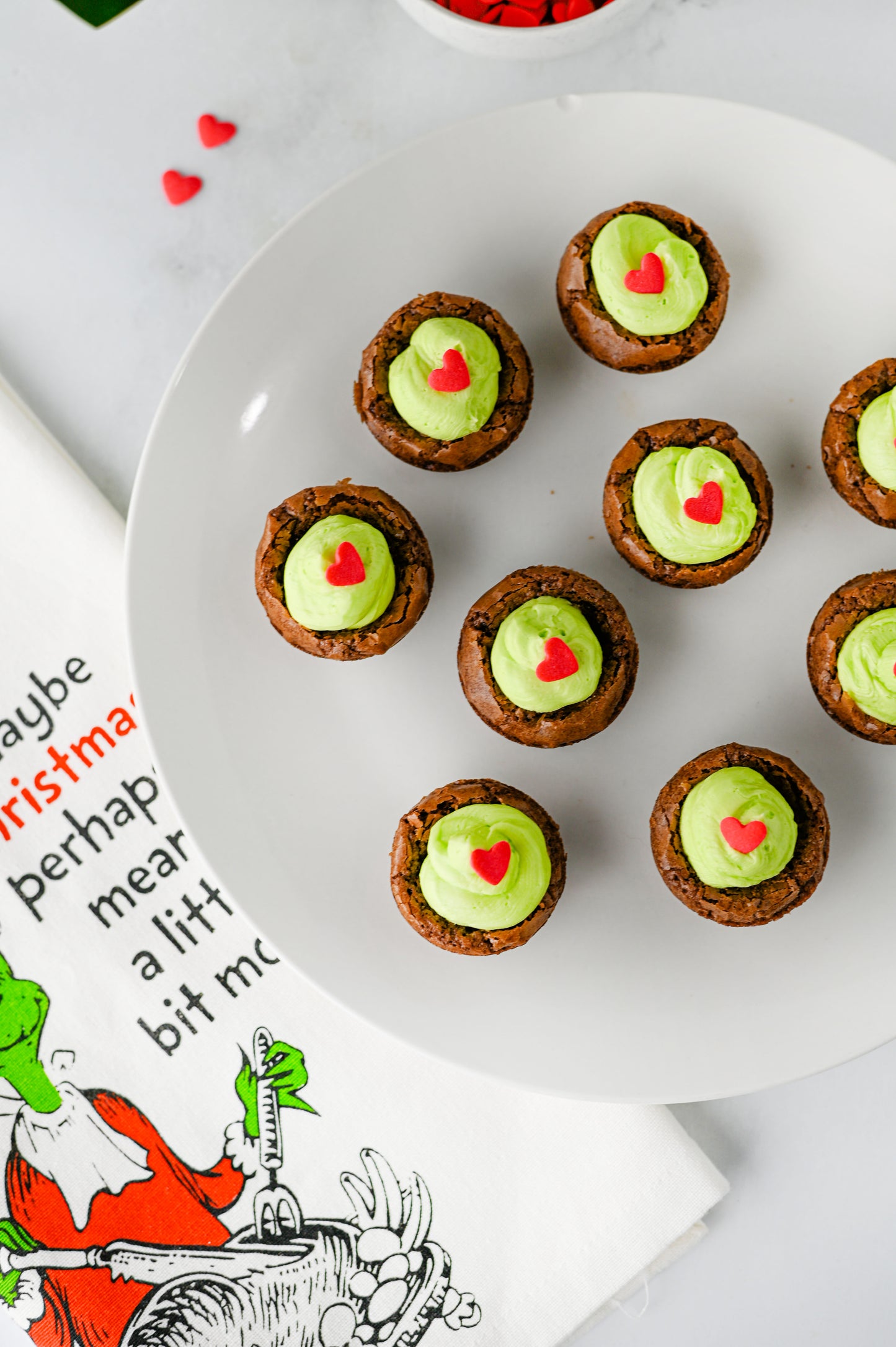 Grinch Brownie Bites Set #2