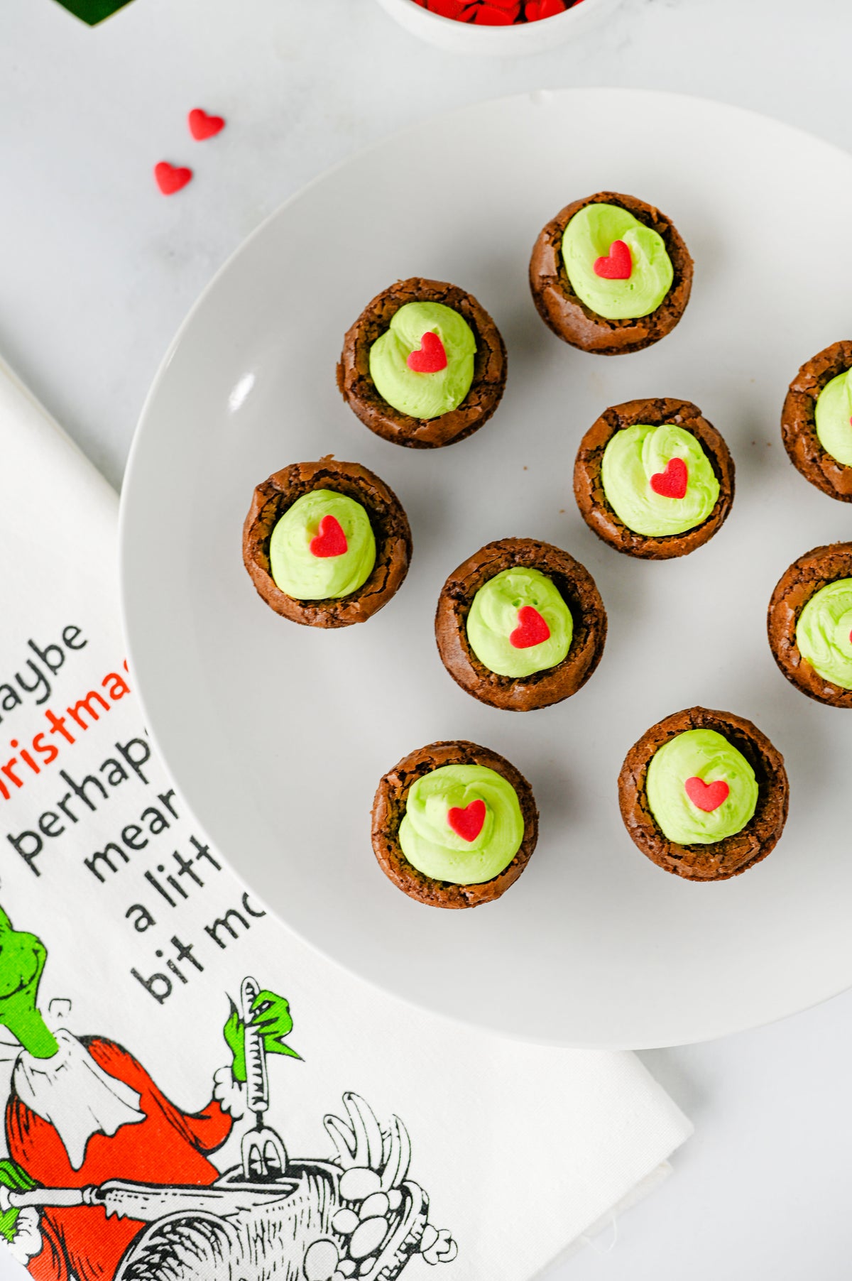 Grinch Brownie Bites Set #2