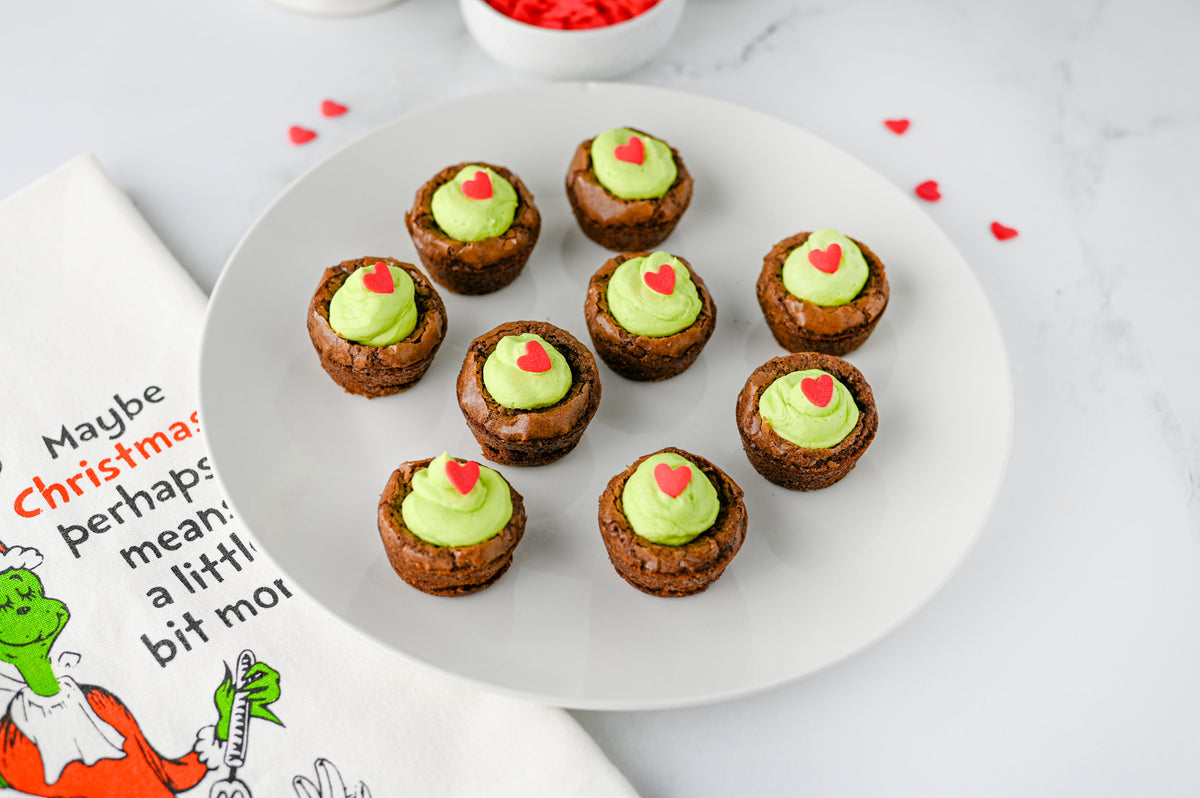 Grinch Brownie Bites Set #2