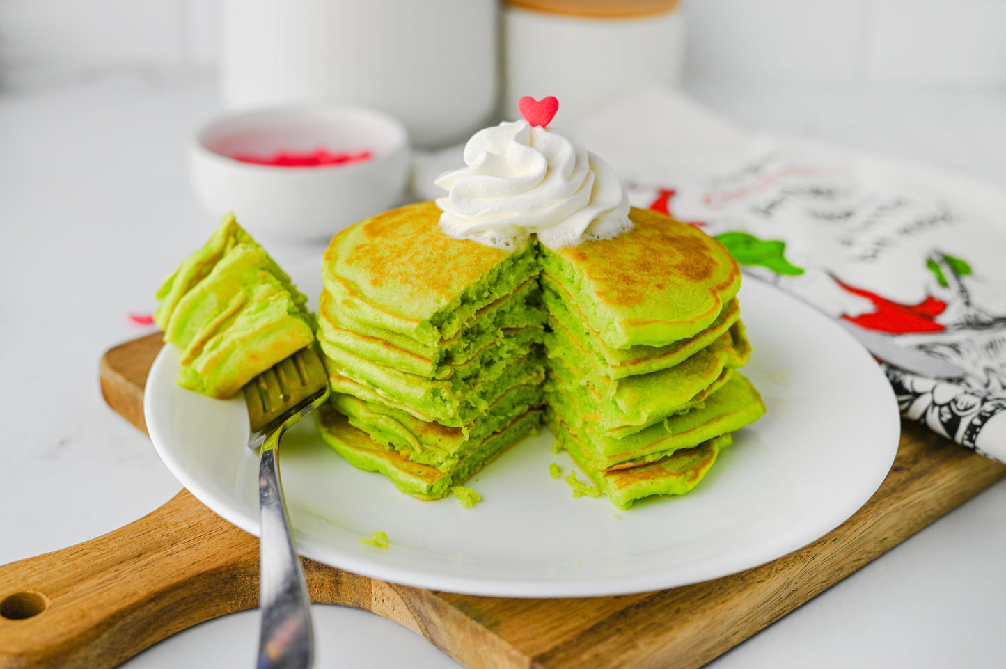 Grinch Pancakes Set #2