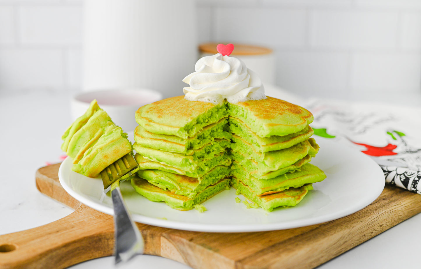 Grinch Pancakes Set #2
