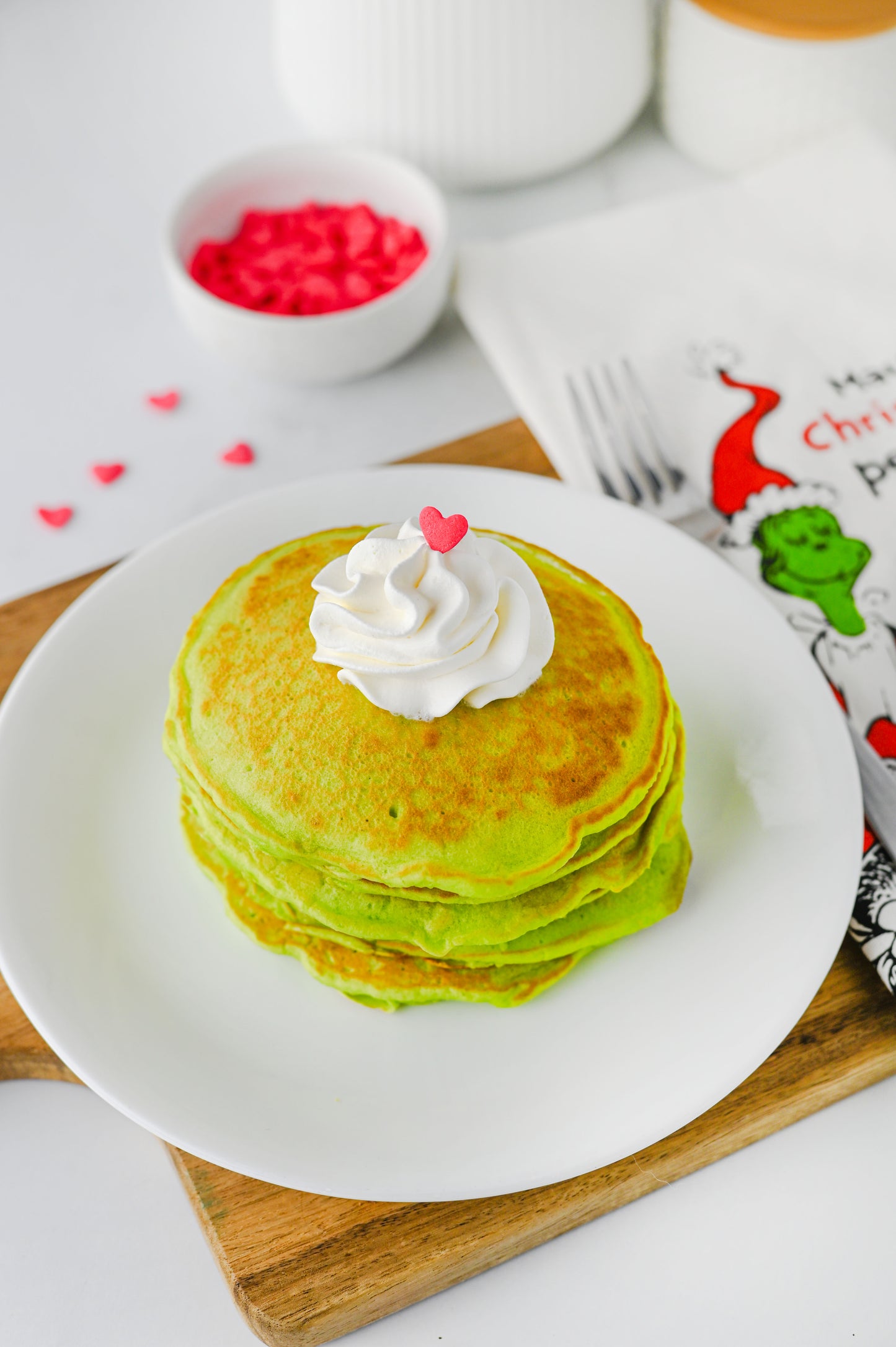 Grinch Pancakes Set #2