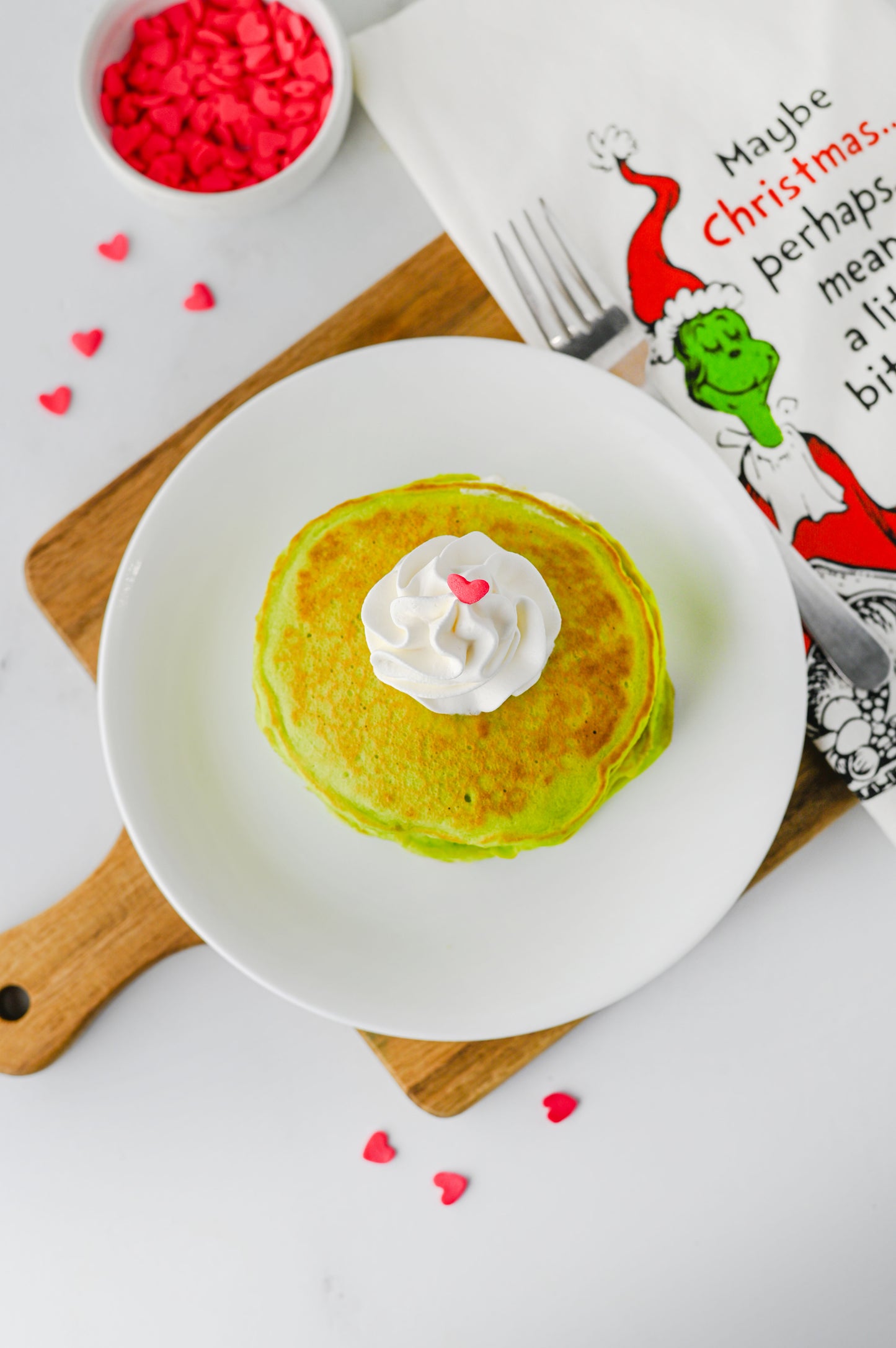 Grinch Pancakes Set #2