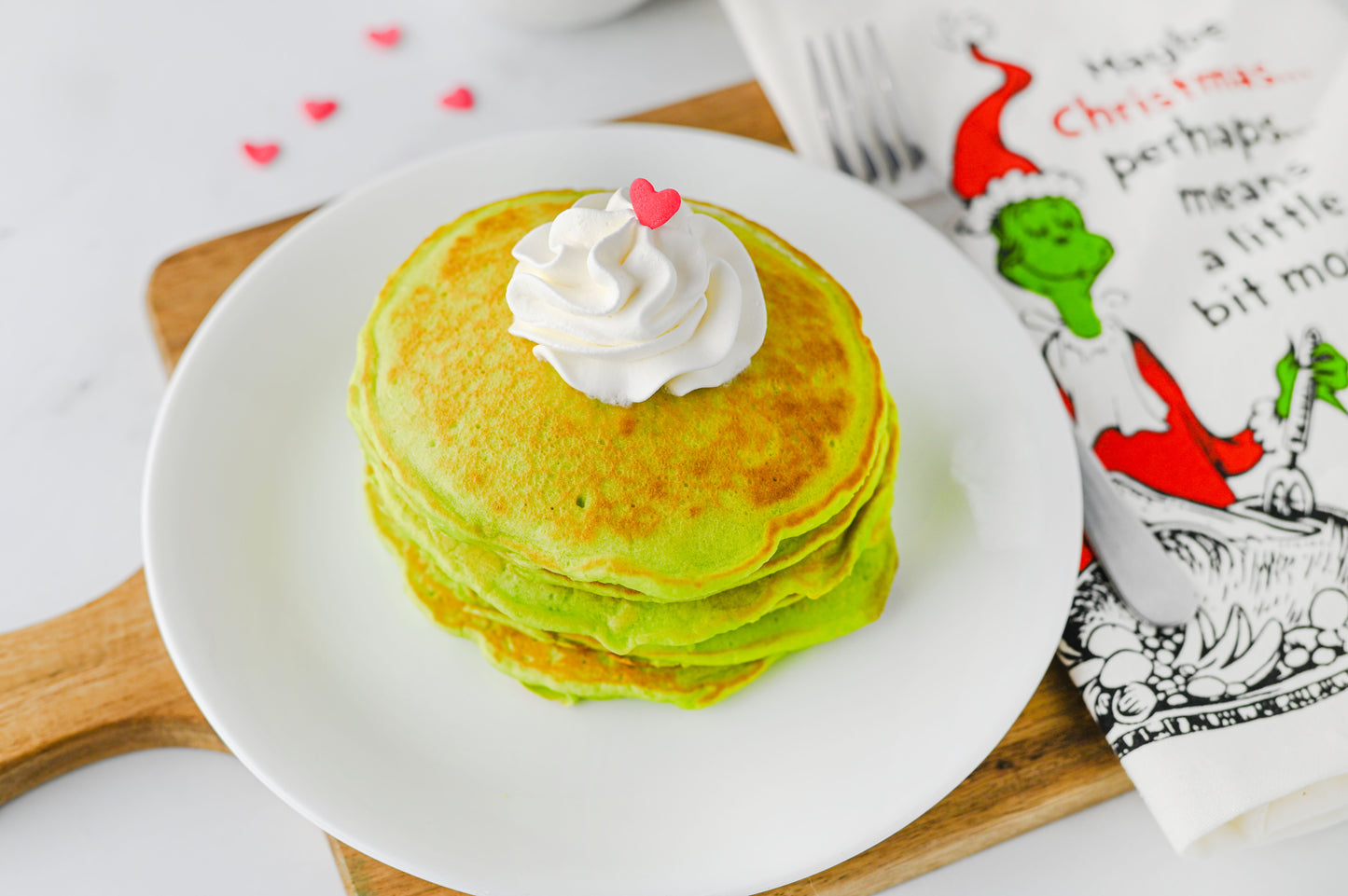 Grinch Pancakes Set #2