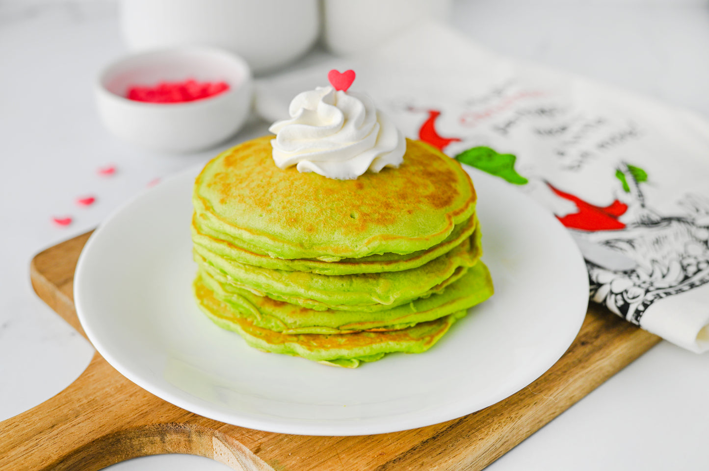 Grinch Pancakes Set #2
