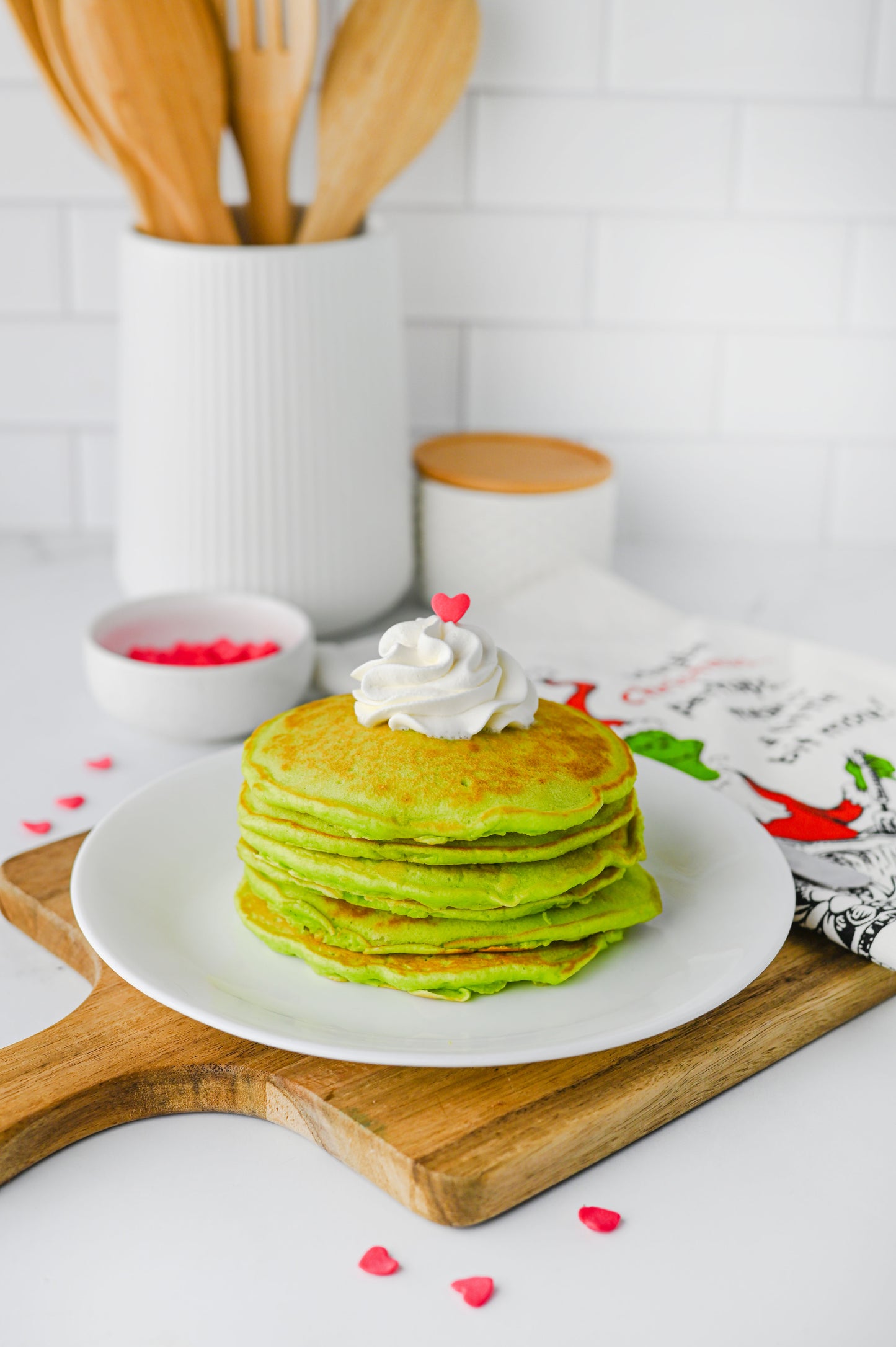 Grinch Pancakes Set #2
