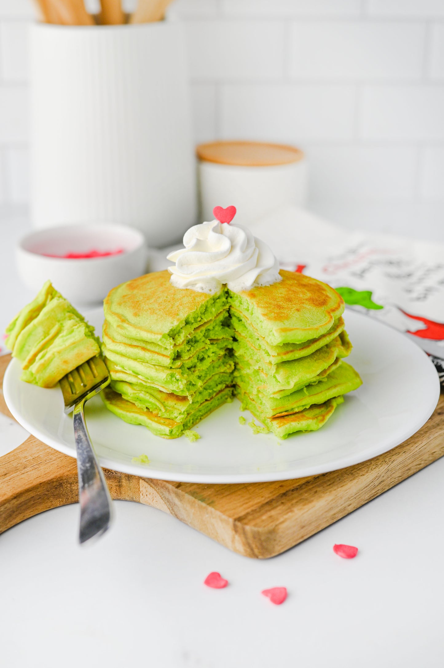 Grinch Pancakes Set #2