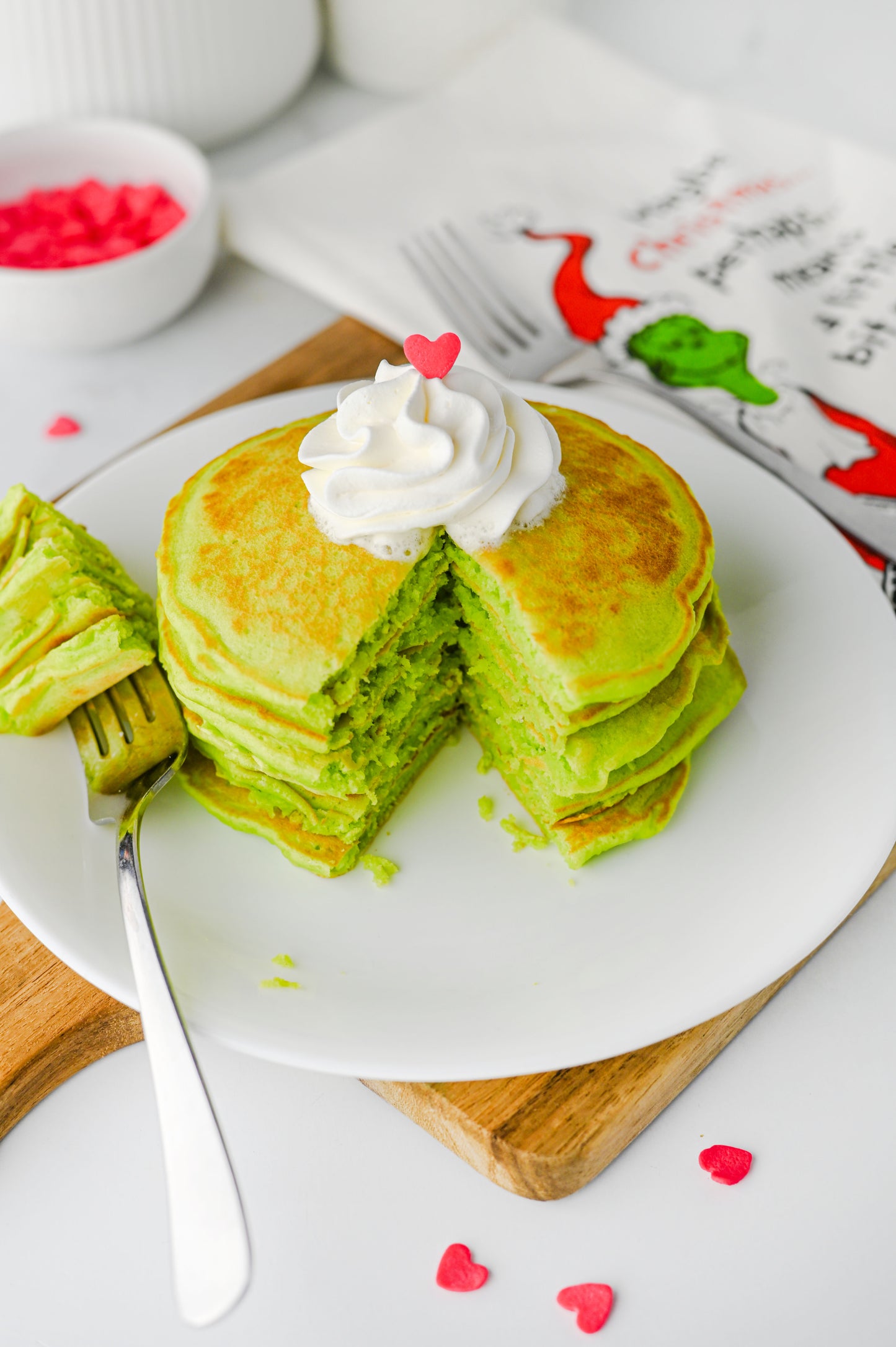 Grinch Pancakes Set #2