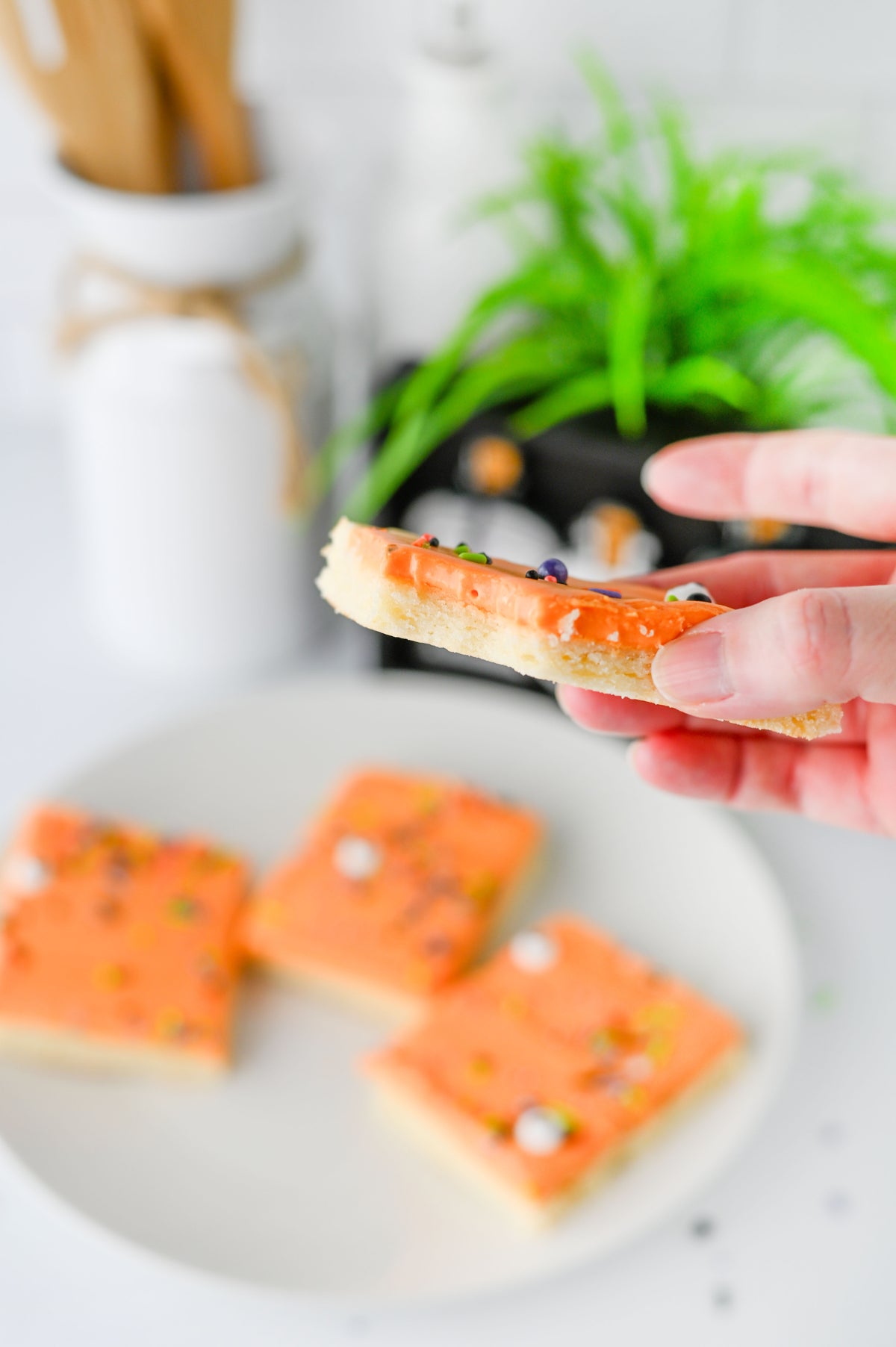 Haloween Sugar Cookie Bars
