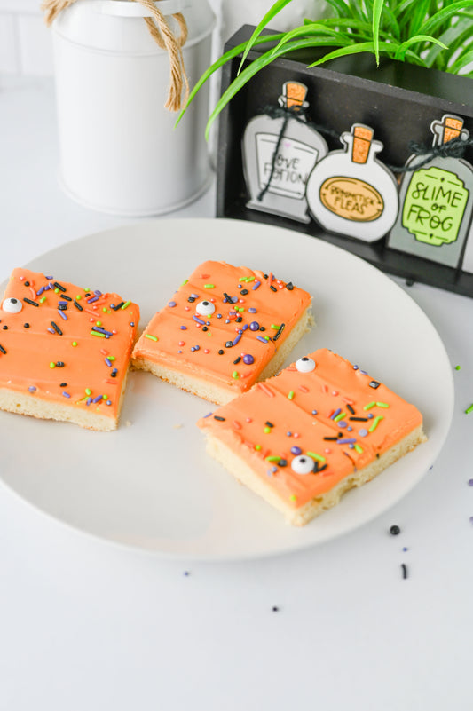 Haloween Sugar Cookie Bars