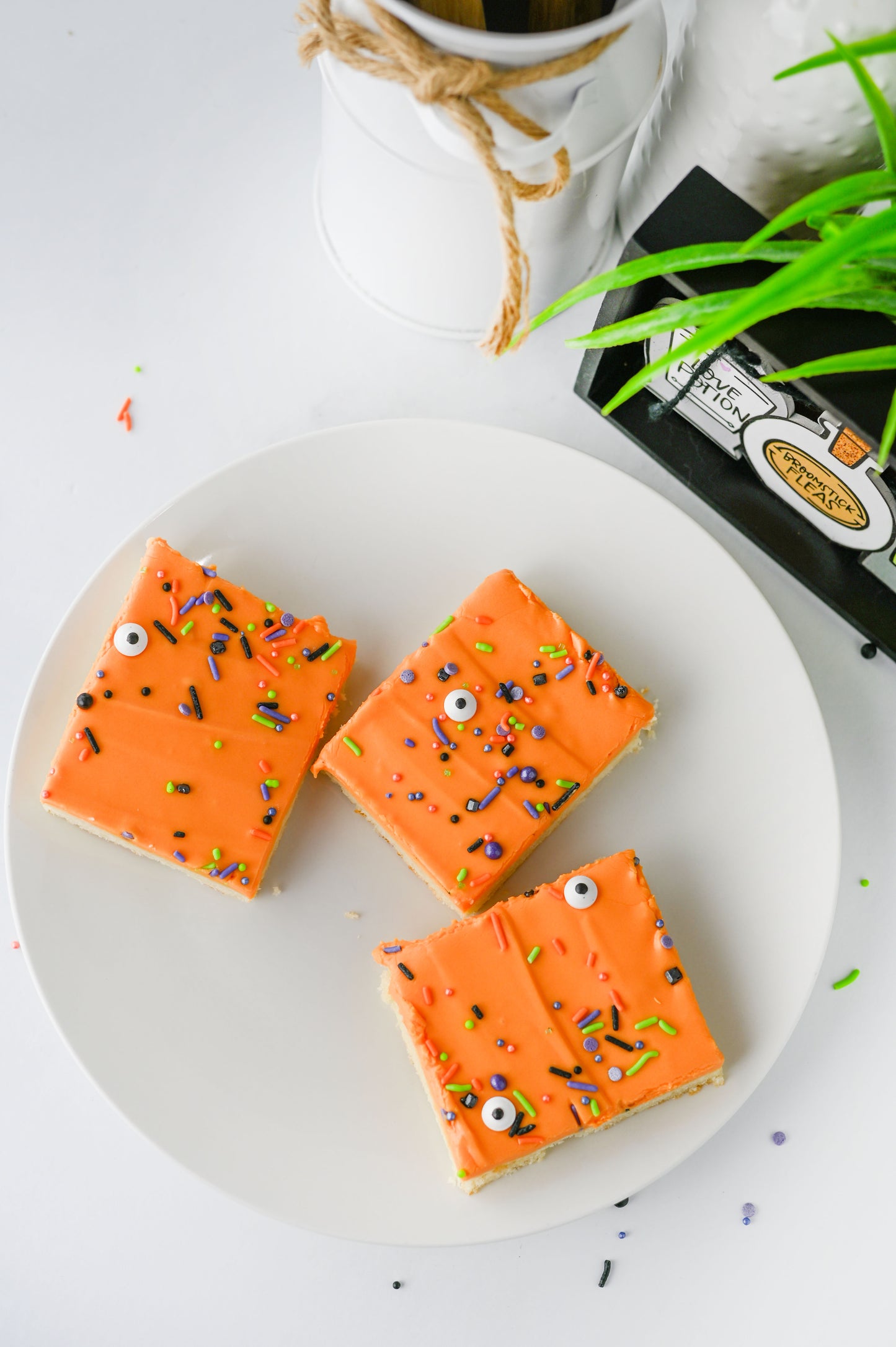 Haloween Sugar Cookie Bars