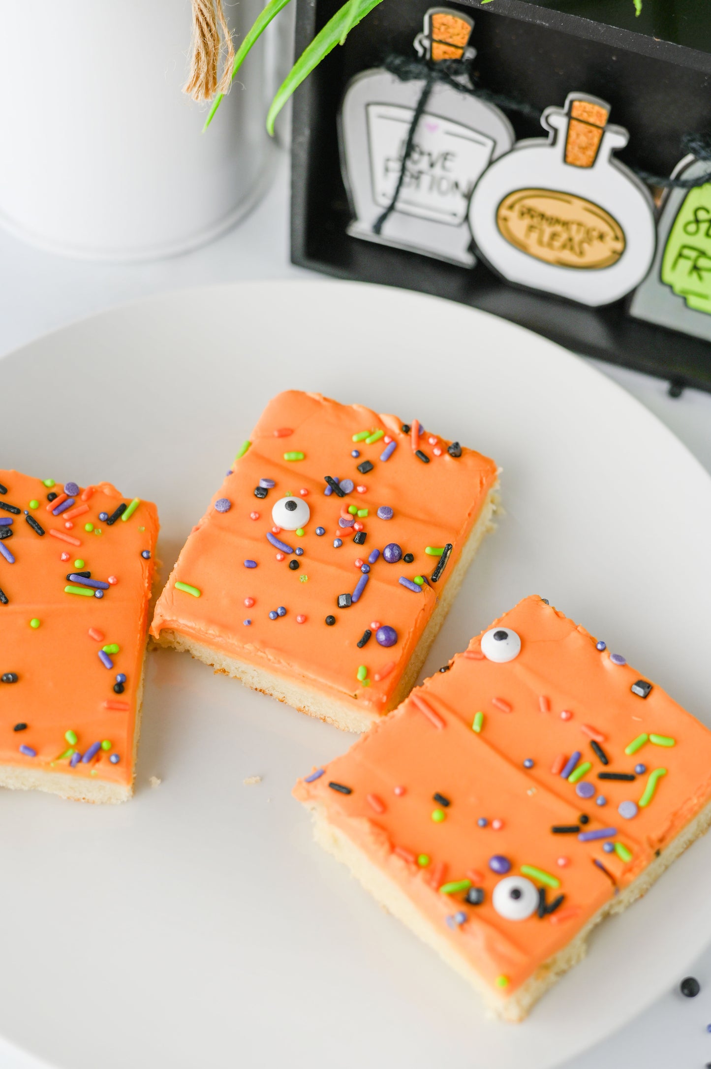 Haloween Sugar Cookie Bars