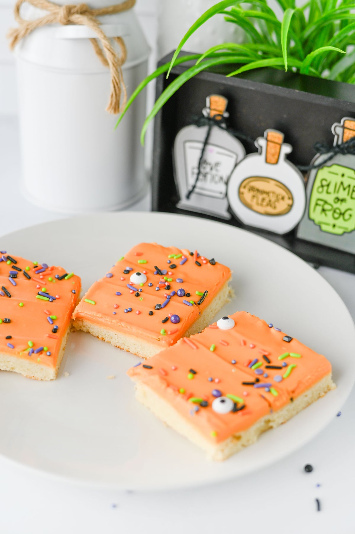 Haloween Sugar Cookie Bars