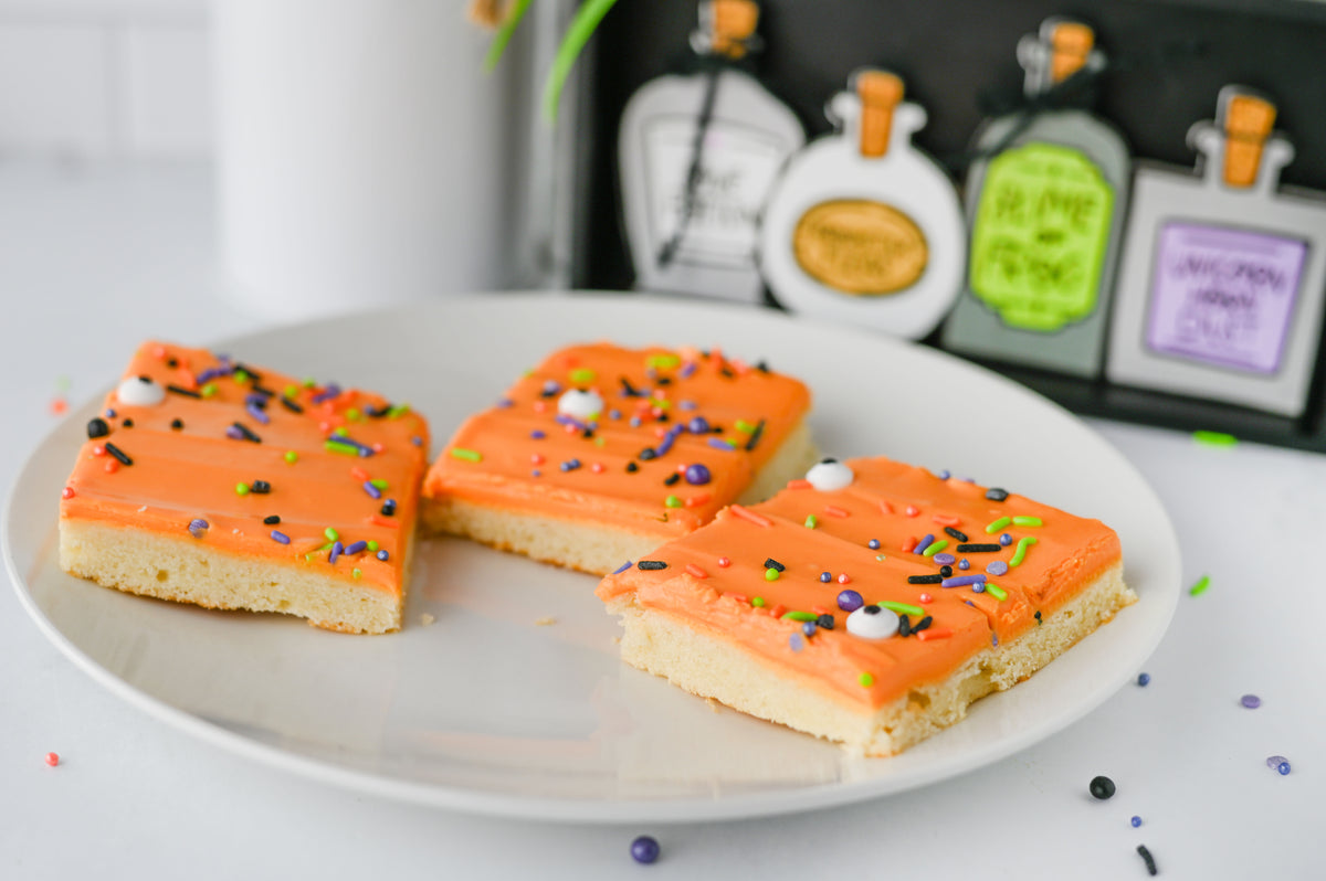 Haloween Sugar Cookie Bars