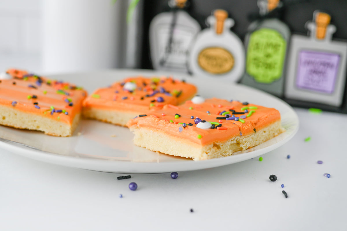 Haloween Sugar Cookie Bars