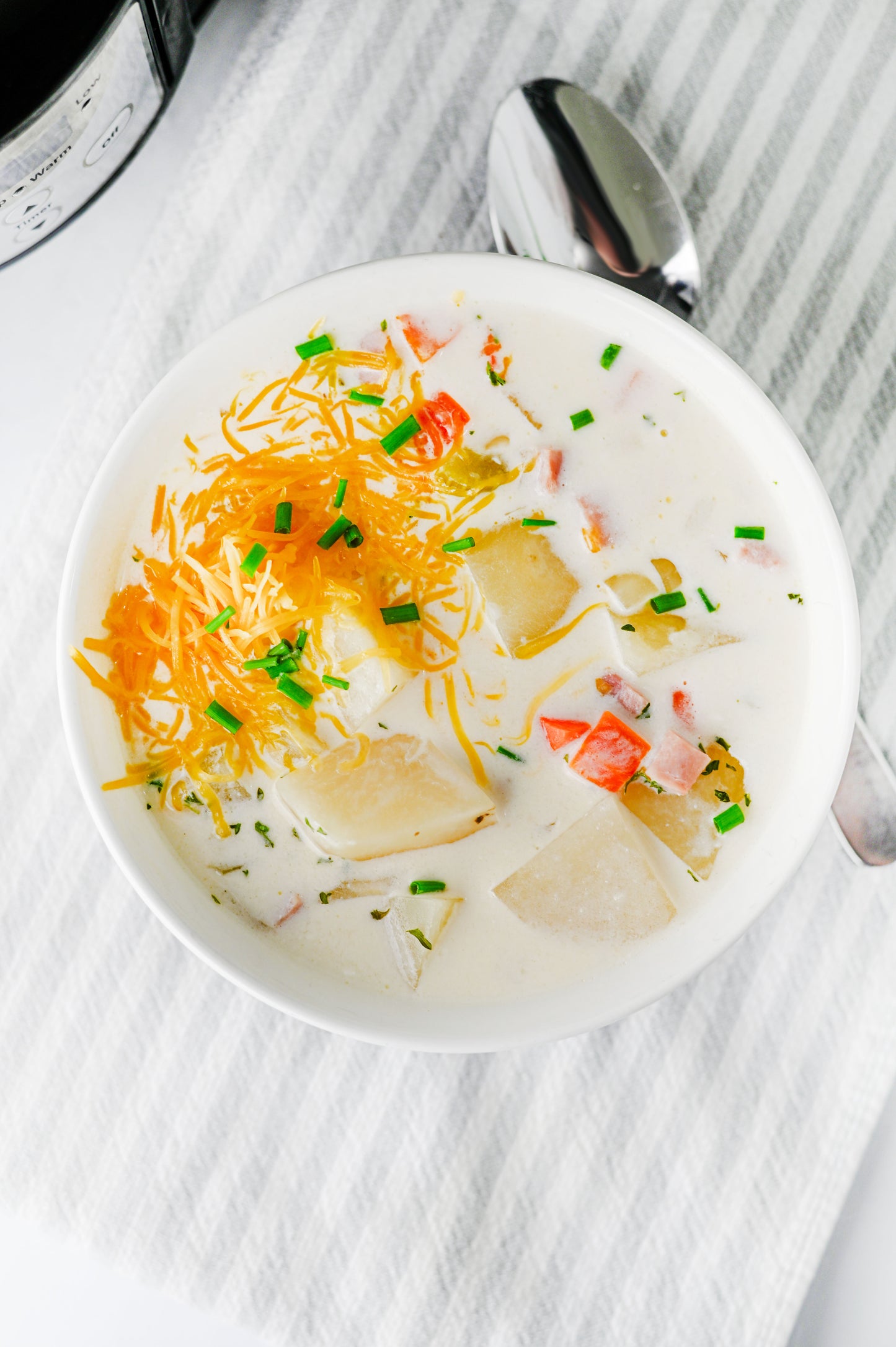 Slow Cooker Ham and Potato Soup Set #2