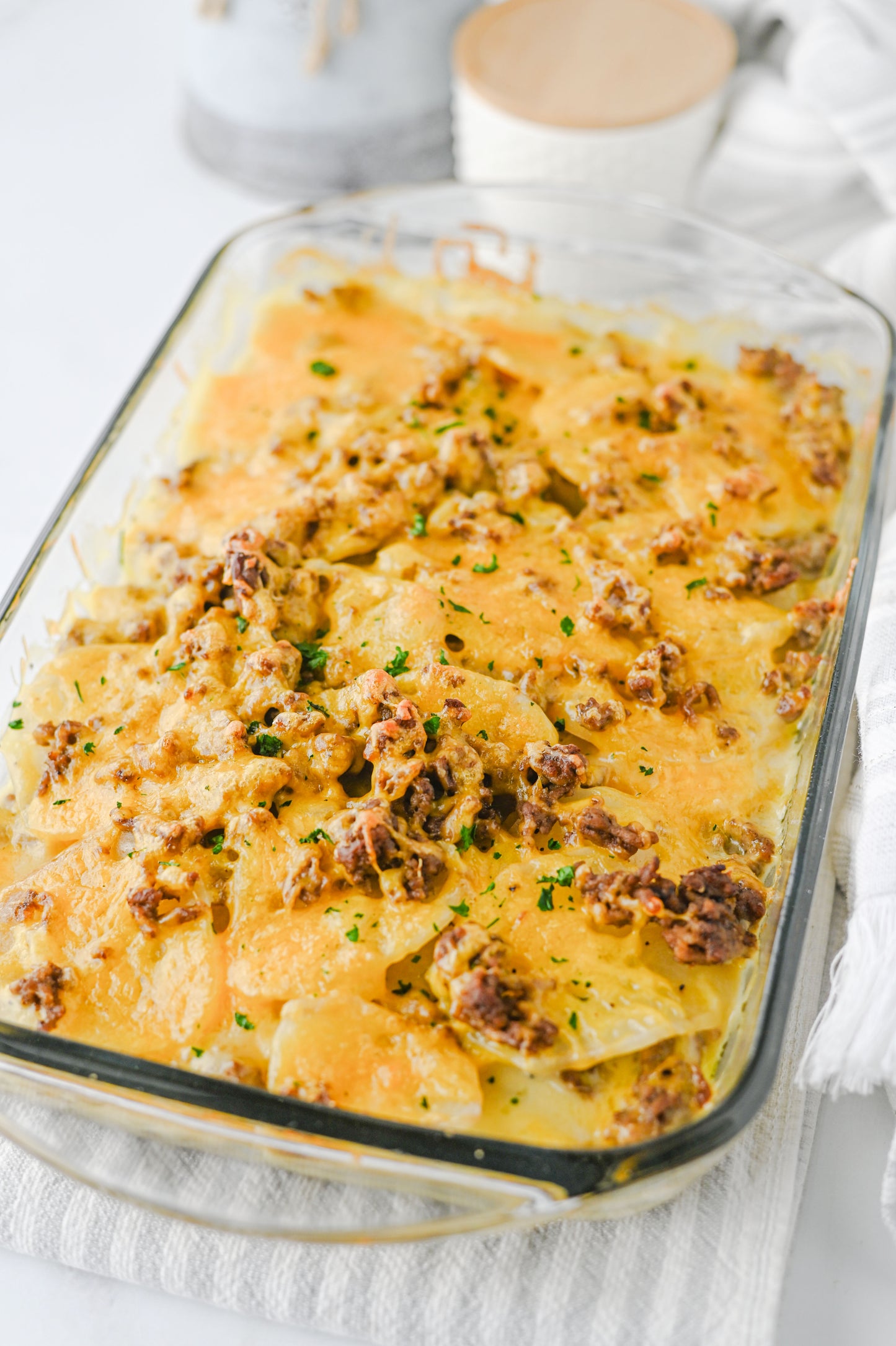 Hamburger Potato Casserole Set #2