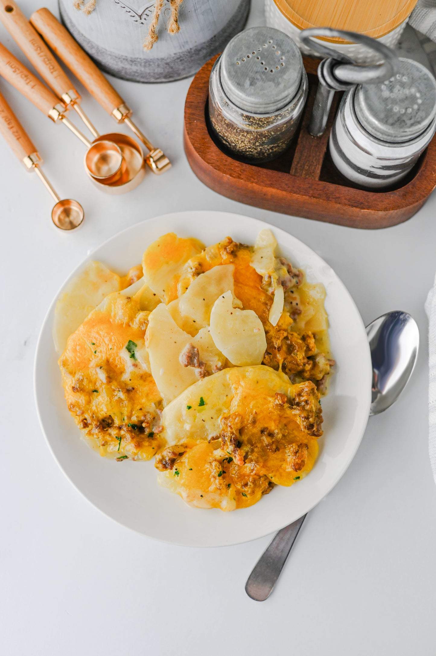 Hamburger Potato Casserole Set #2