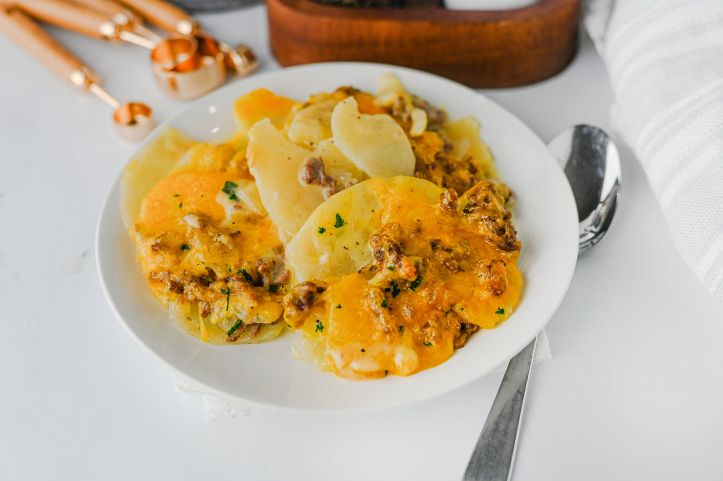 Hamburger Potato Casserole Set #2