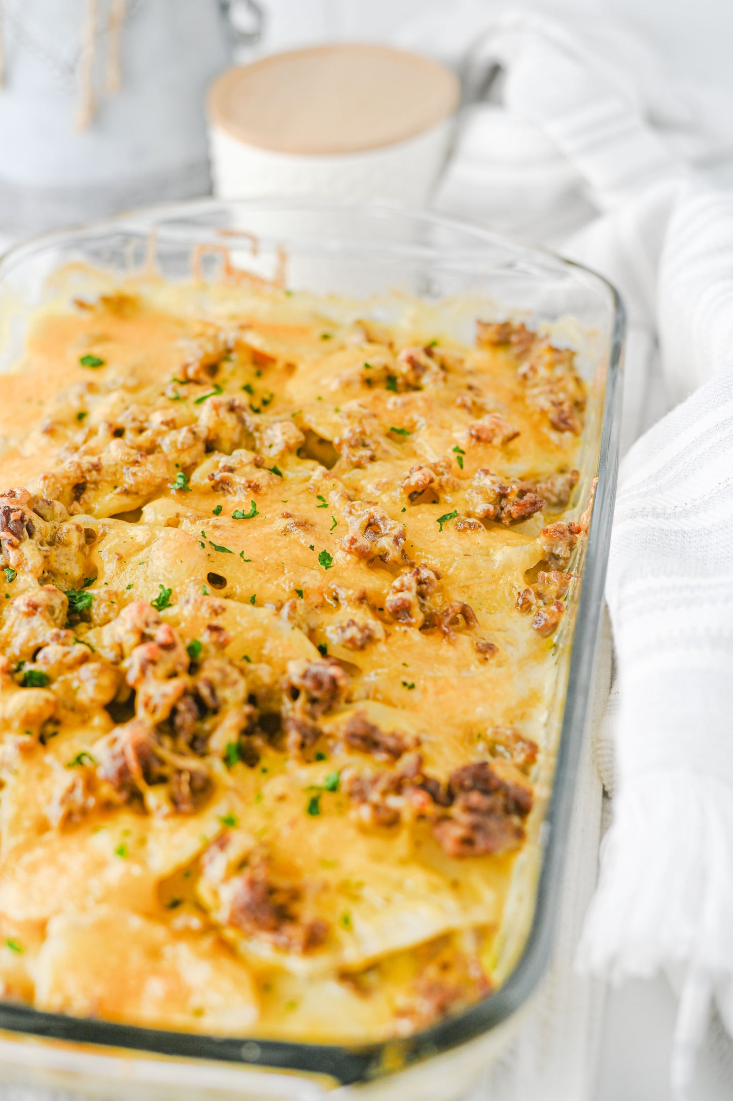 Hamburger Potato Casserole Set #2
