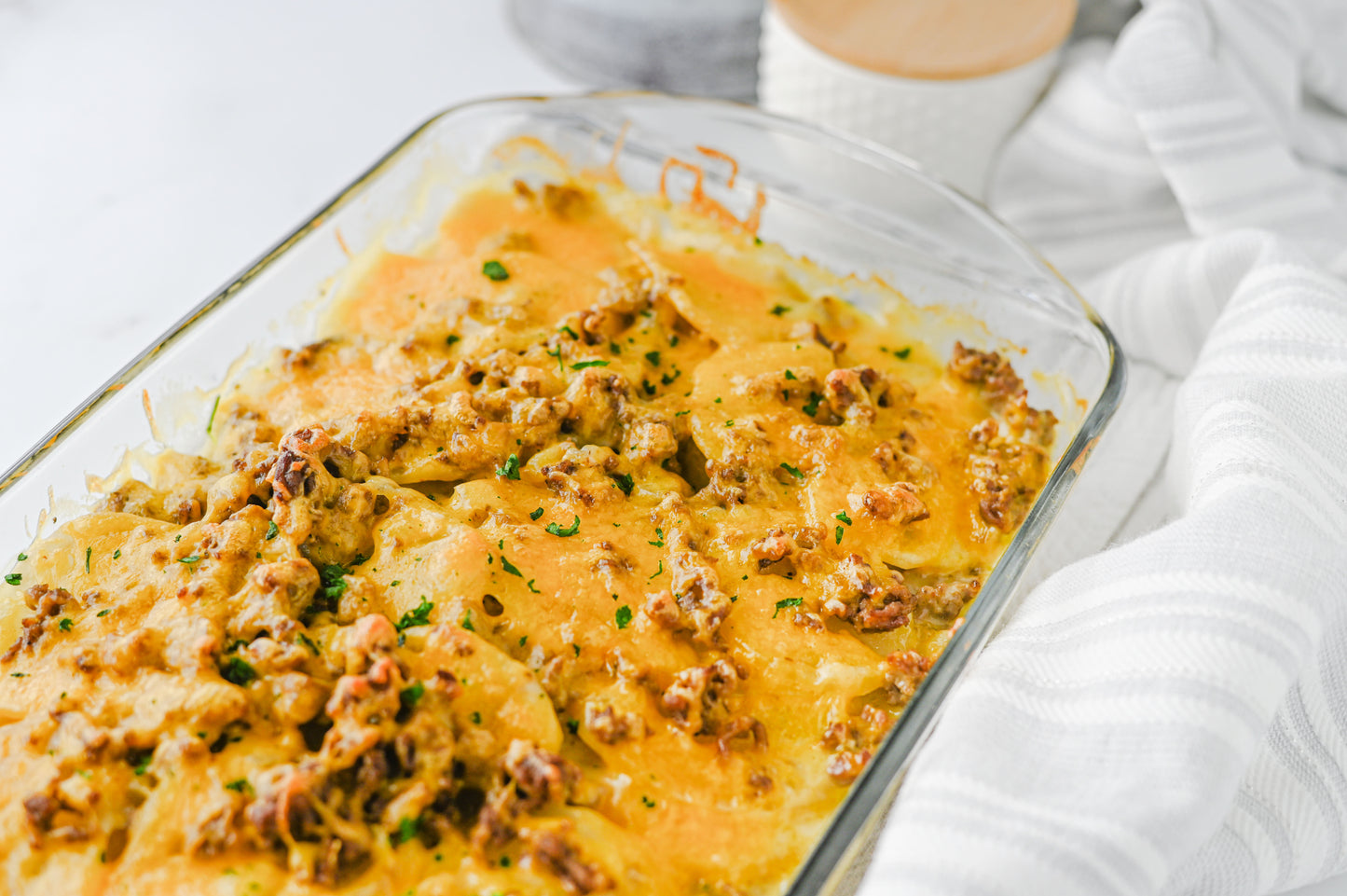 Hamburger Potato Casserole Set #2