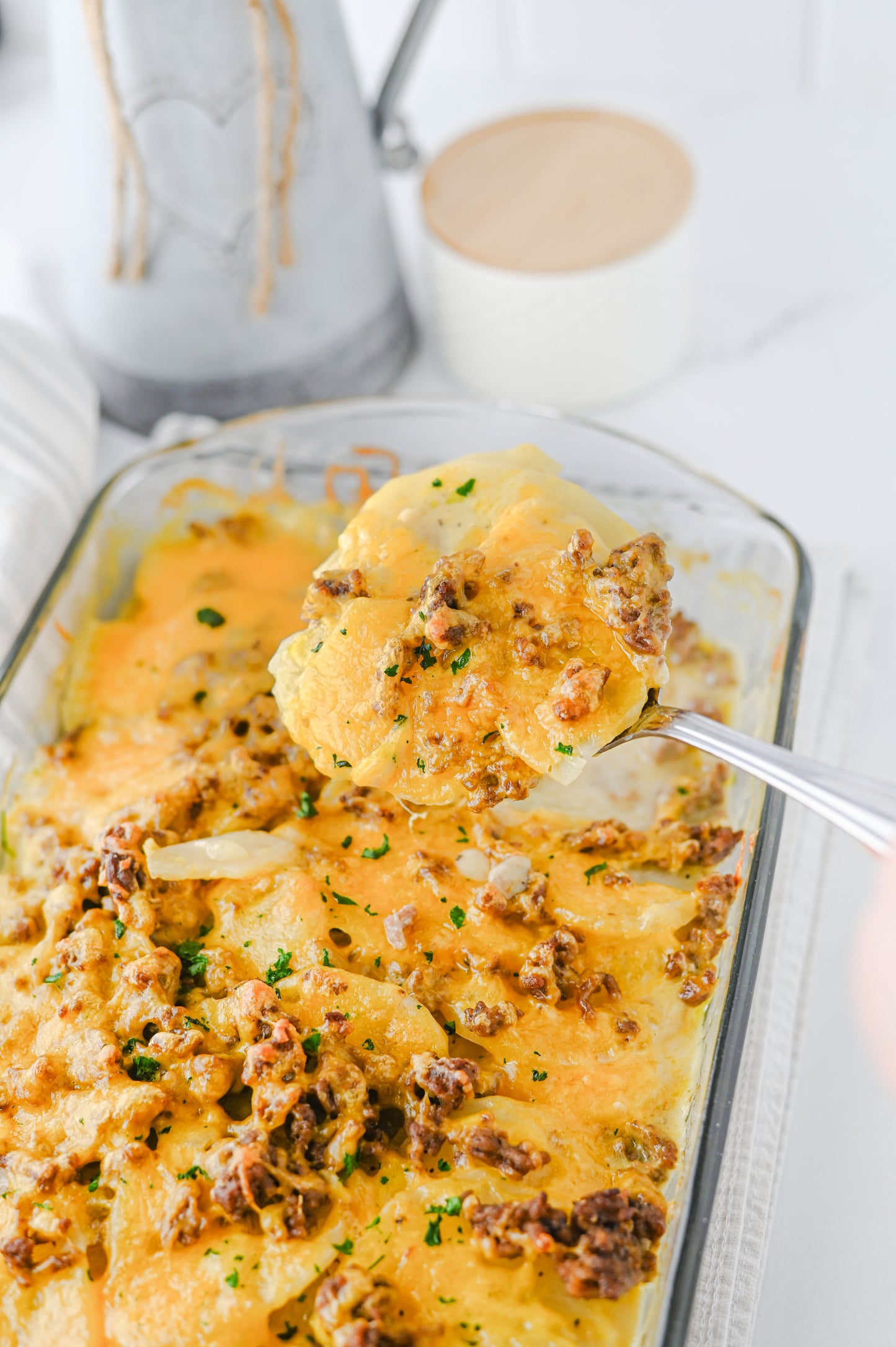 Hamburger Potato Casserole Set #2