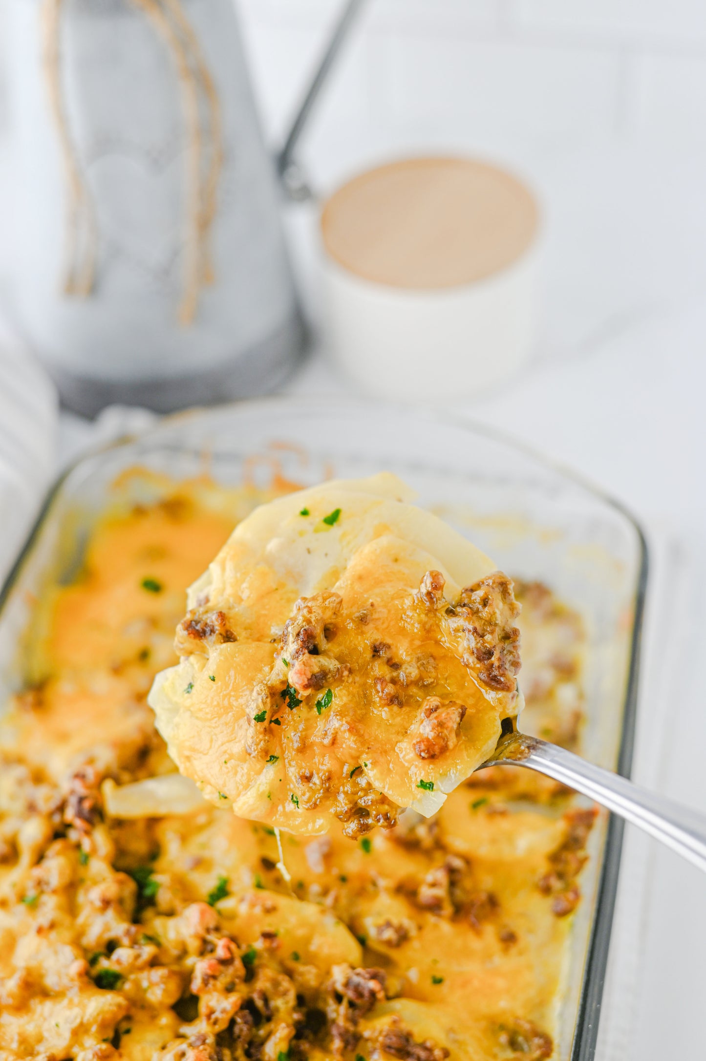 Hamburger Potato Casserole Set #2