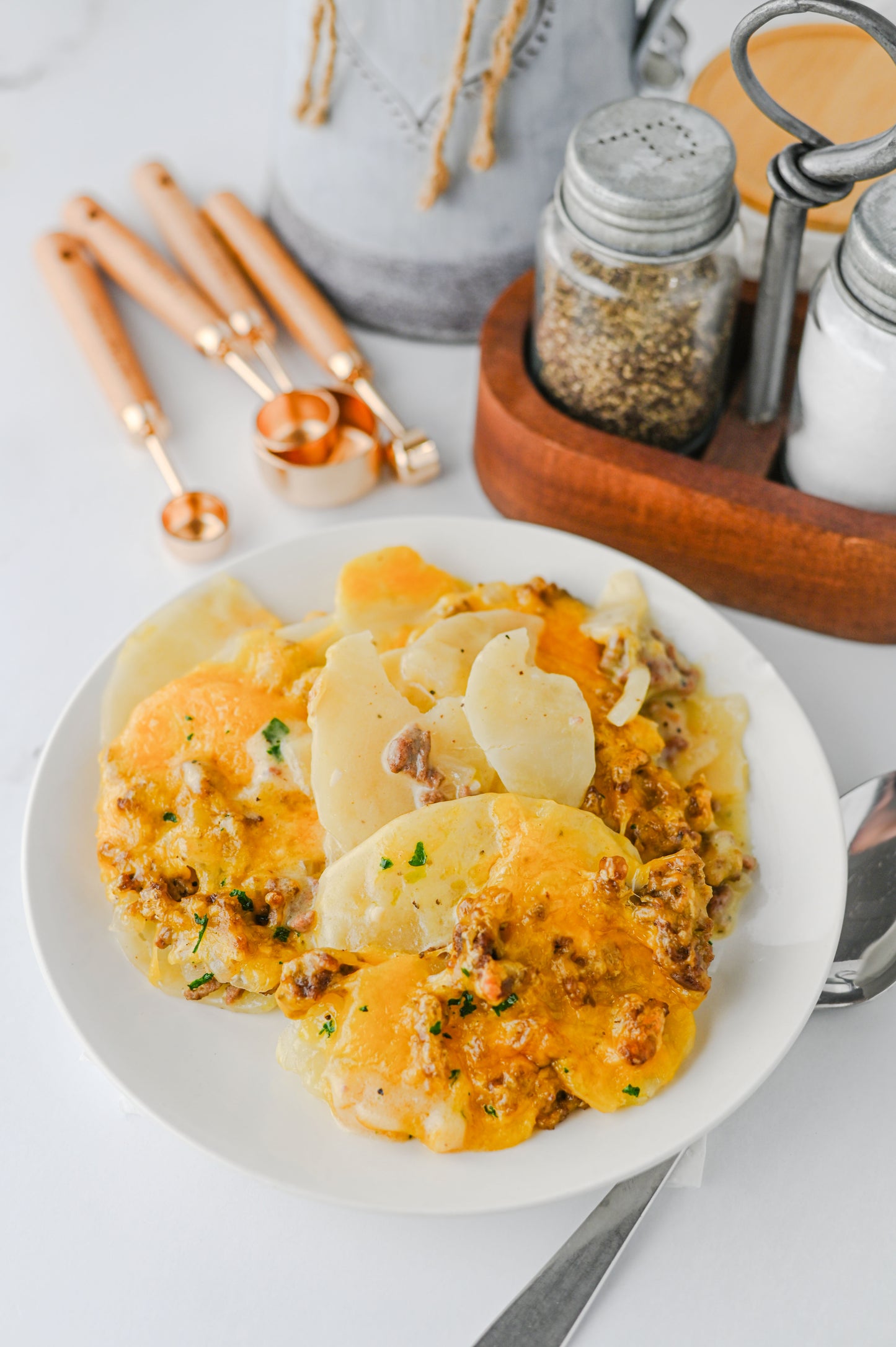 Hamburger Potato Casserole Set #2