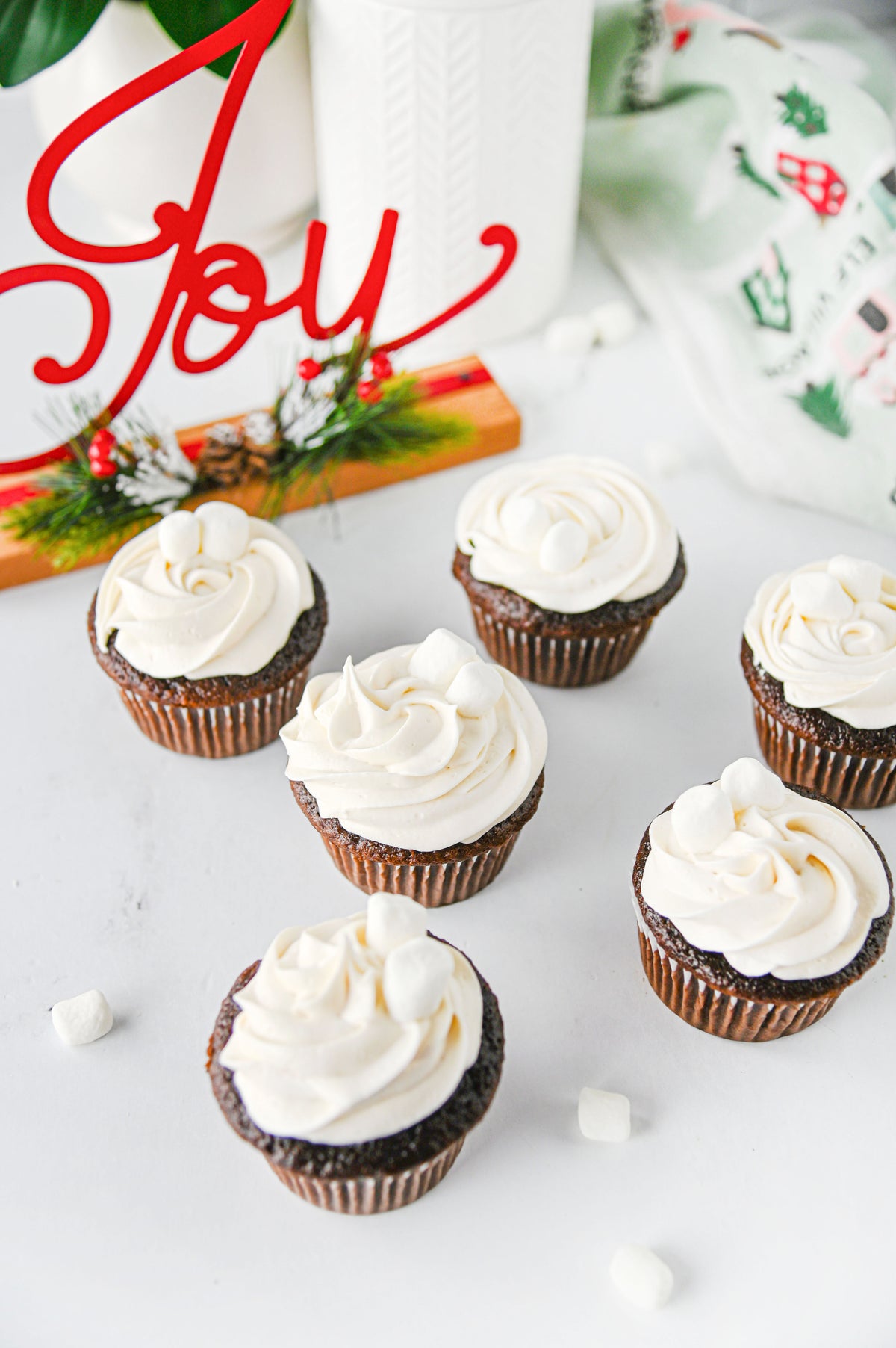 Hot Chocolate Cupcakes Set #2