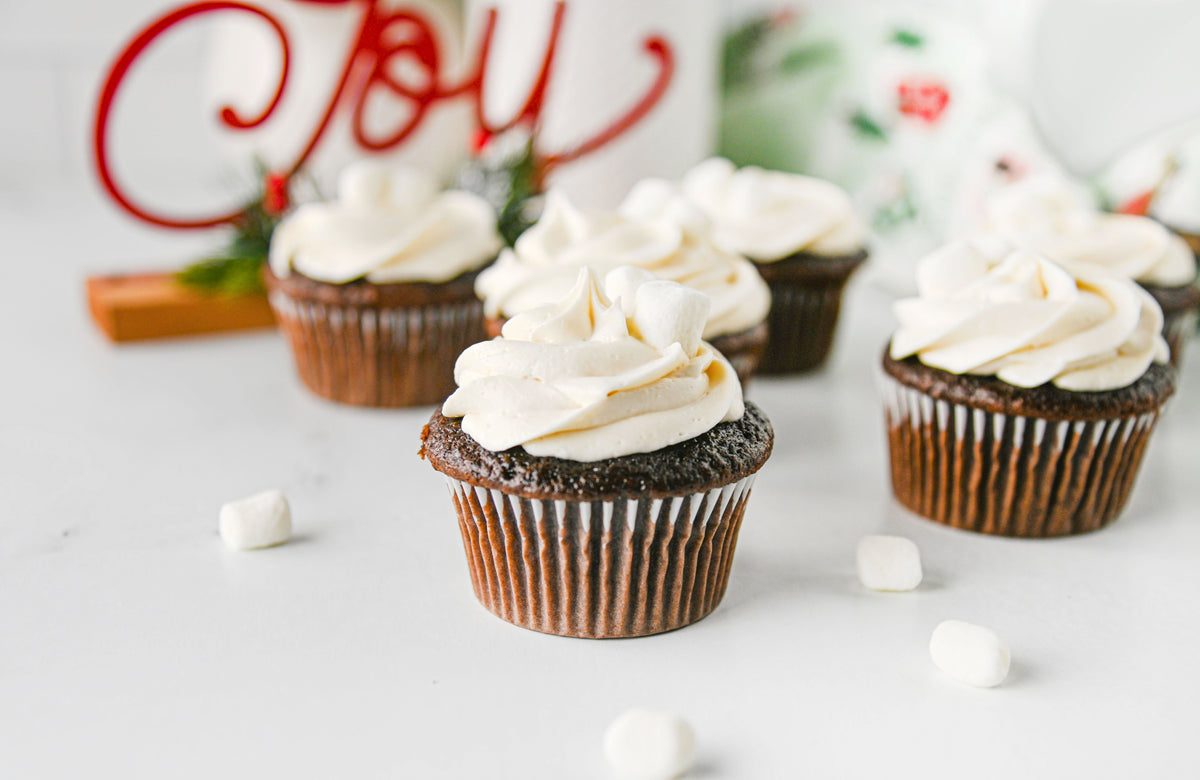 Hot Chocolate Cupcakes Set #2