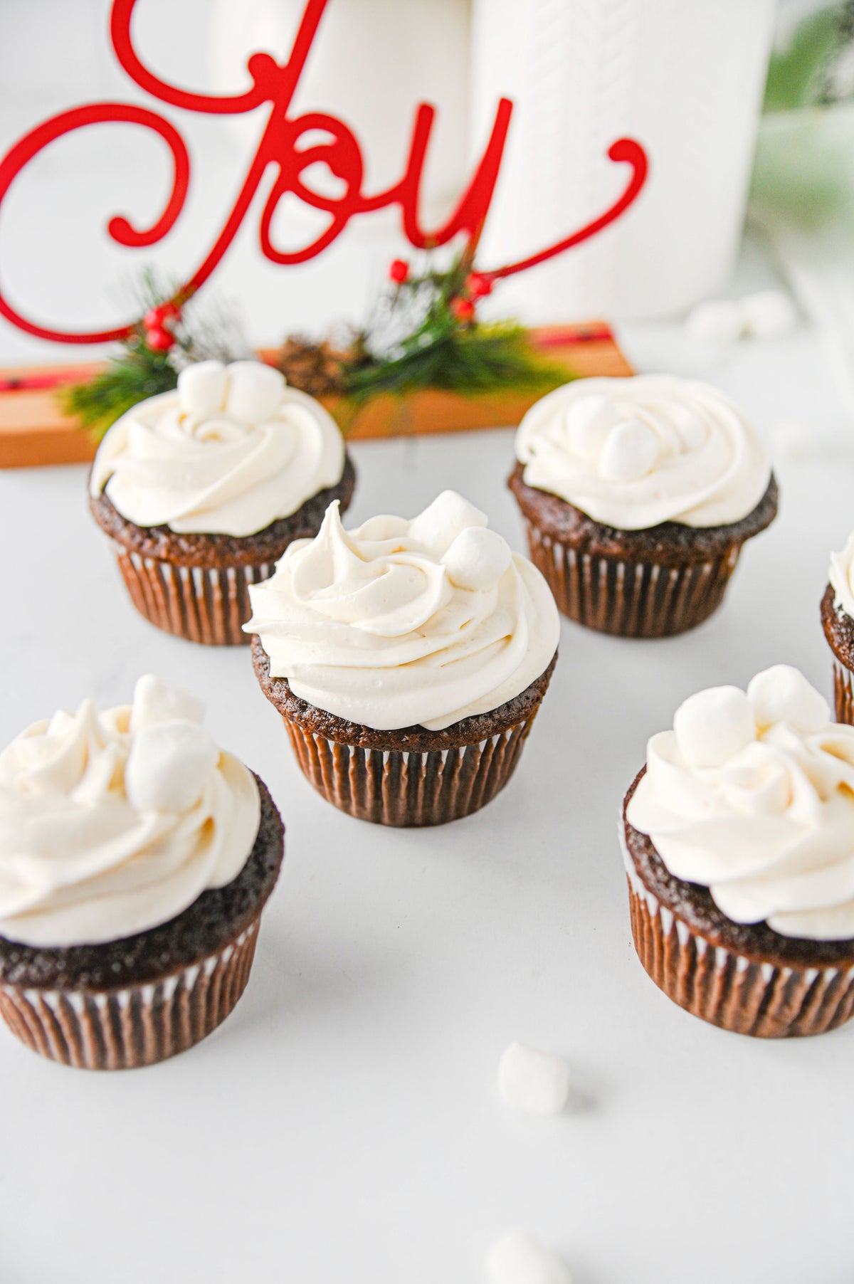 Hot Chocolate Cupcakes Set #2