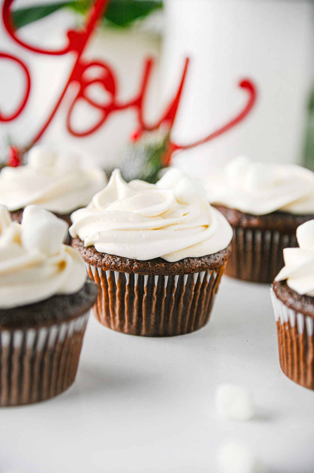 Hot Chocolate Cupcakes Set #2