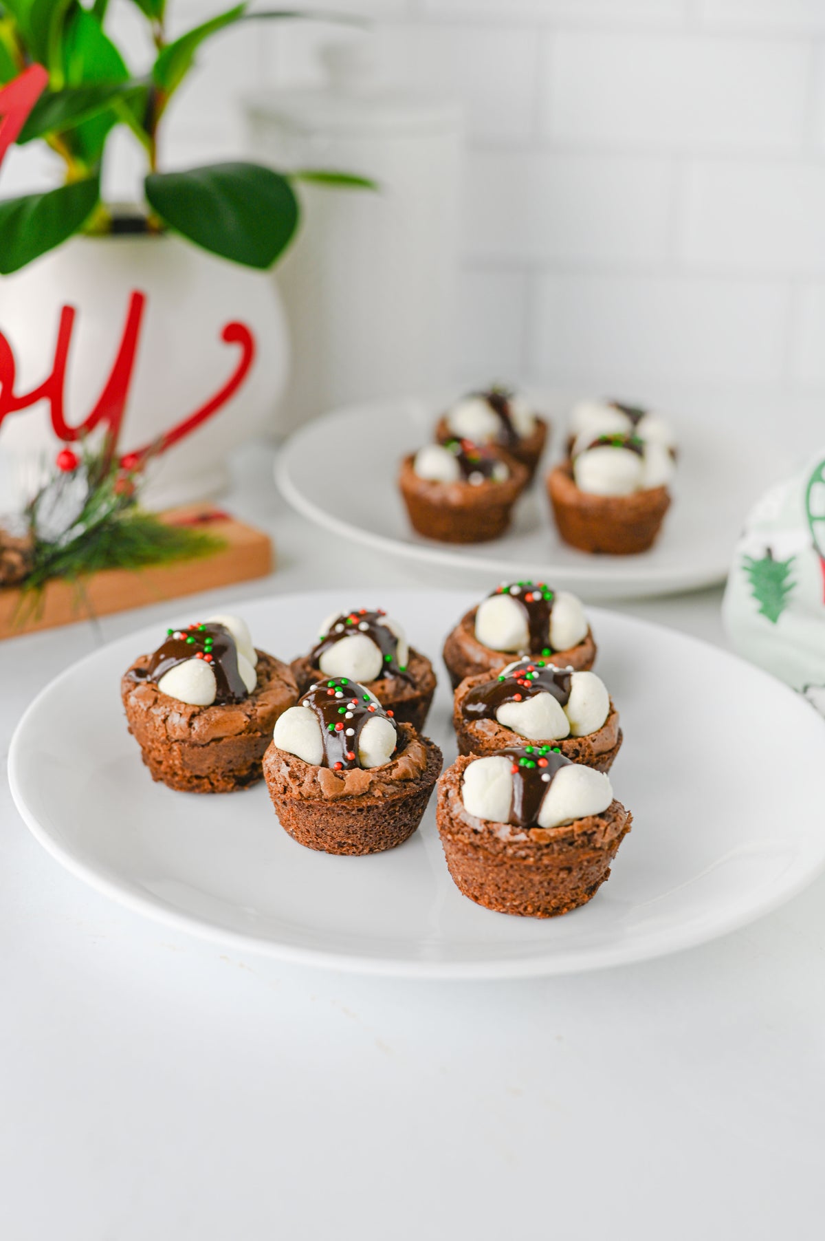 Hot Cocoa Brownie Bites Set #2