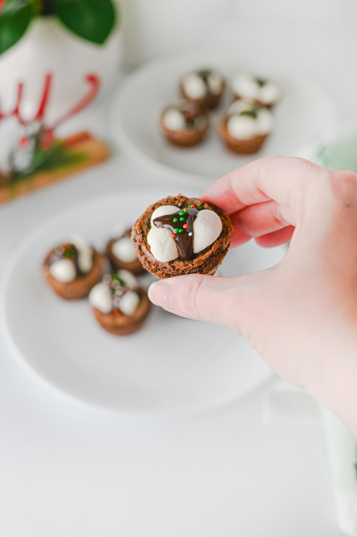 Hot Cocoa Brownie Bites Set #2