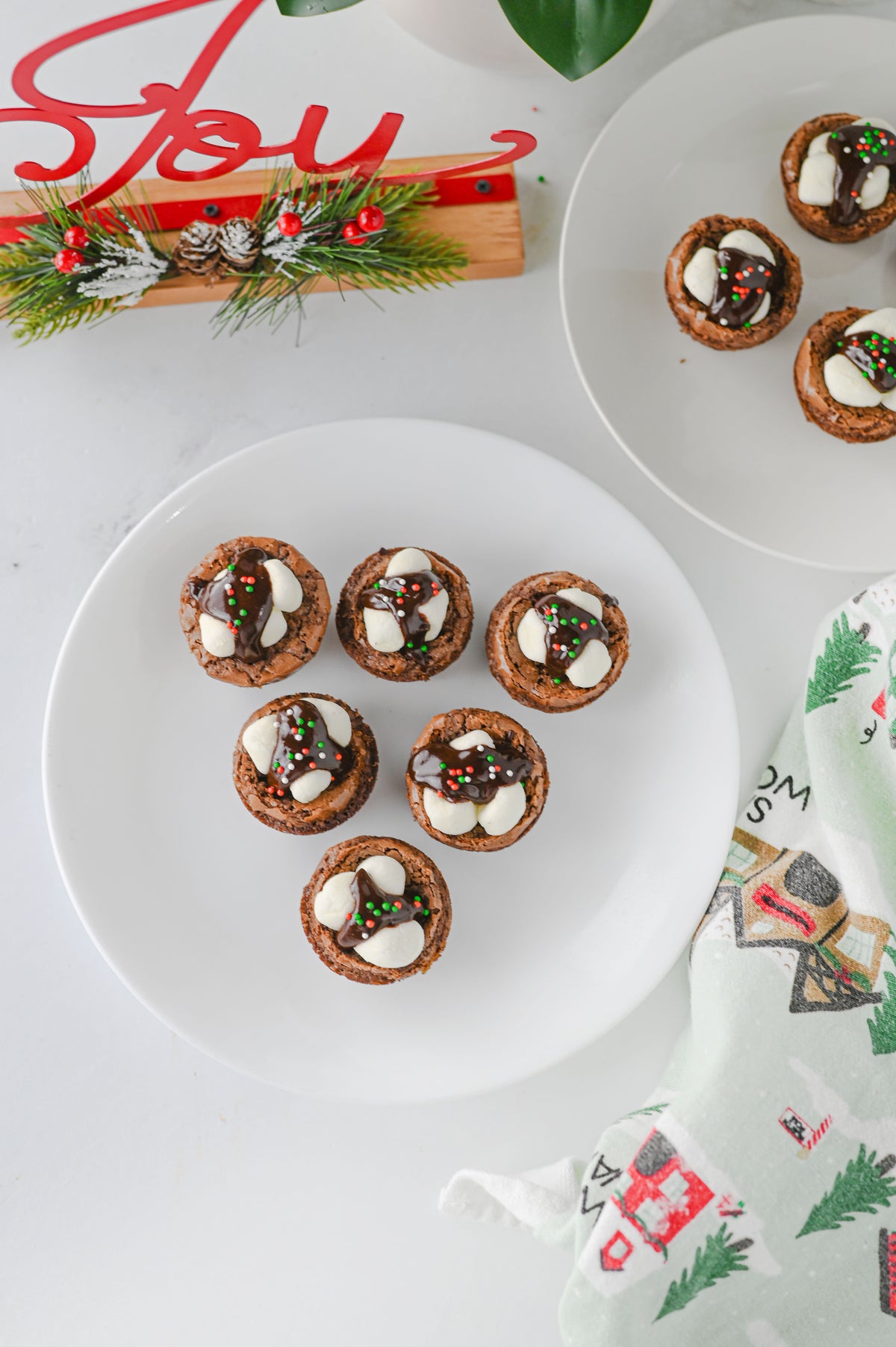 Hot Cocoa Brownie Bites Set #2
