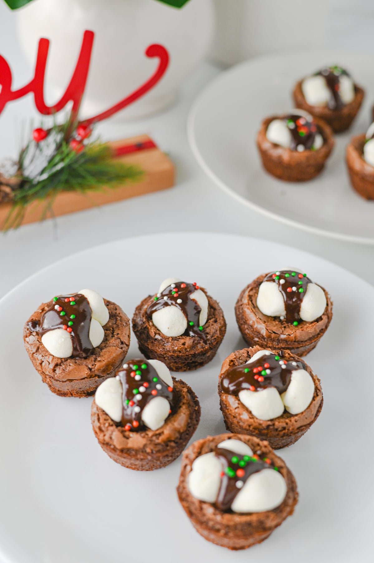 Hot Cocoa Brownie Bites Set #2