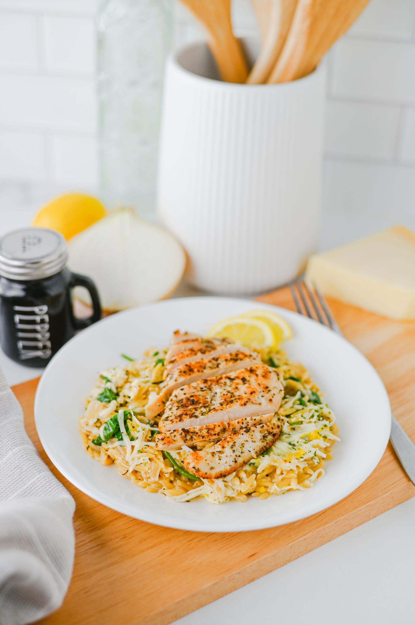 Lemon Chicken Orzo Set #2