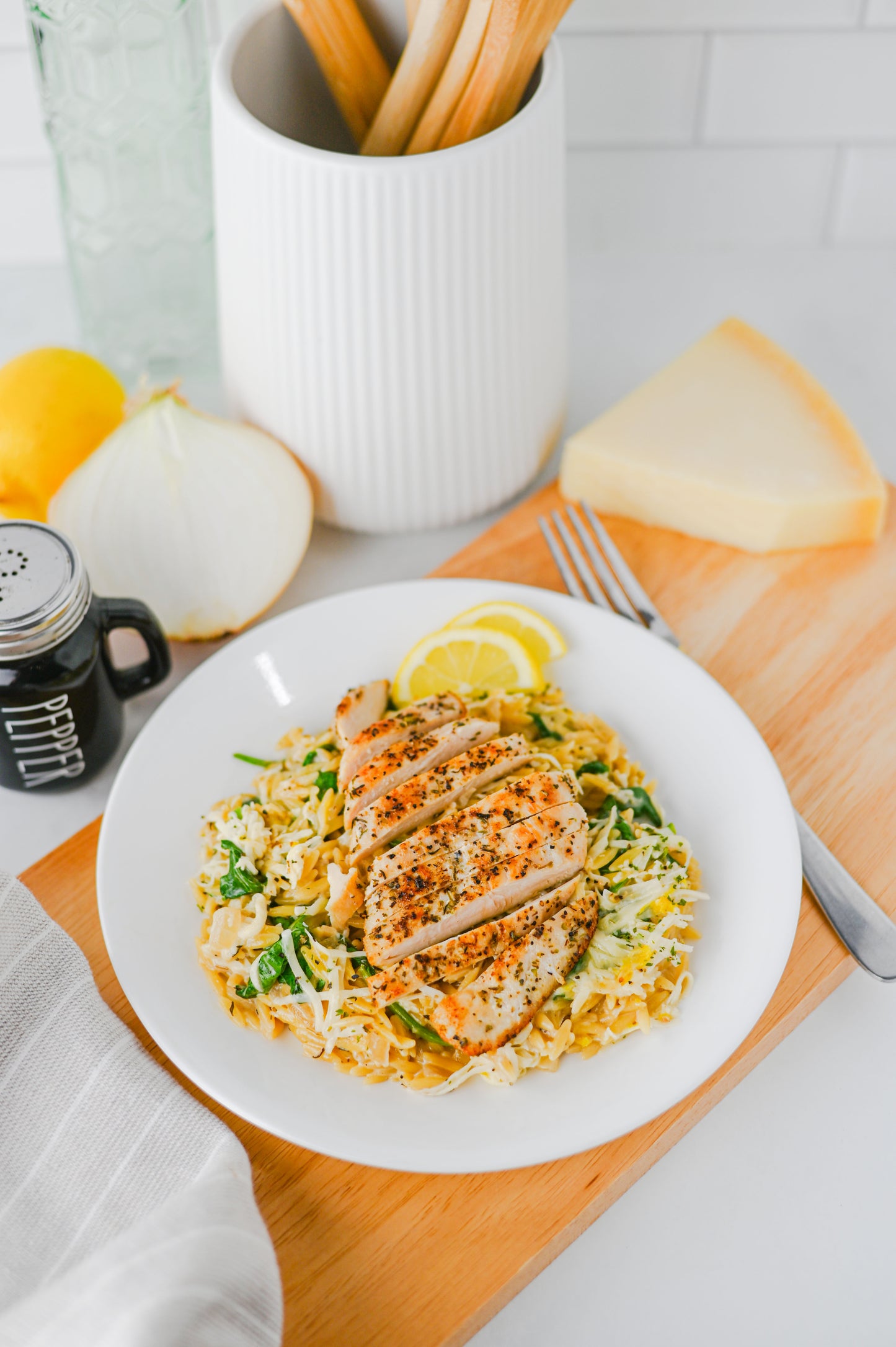 Lemon Chicken Orzo Set #2