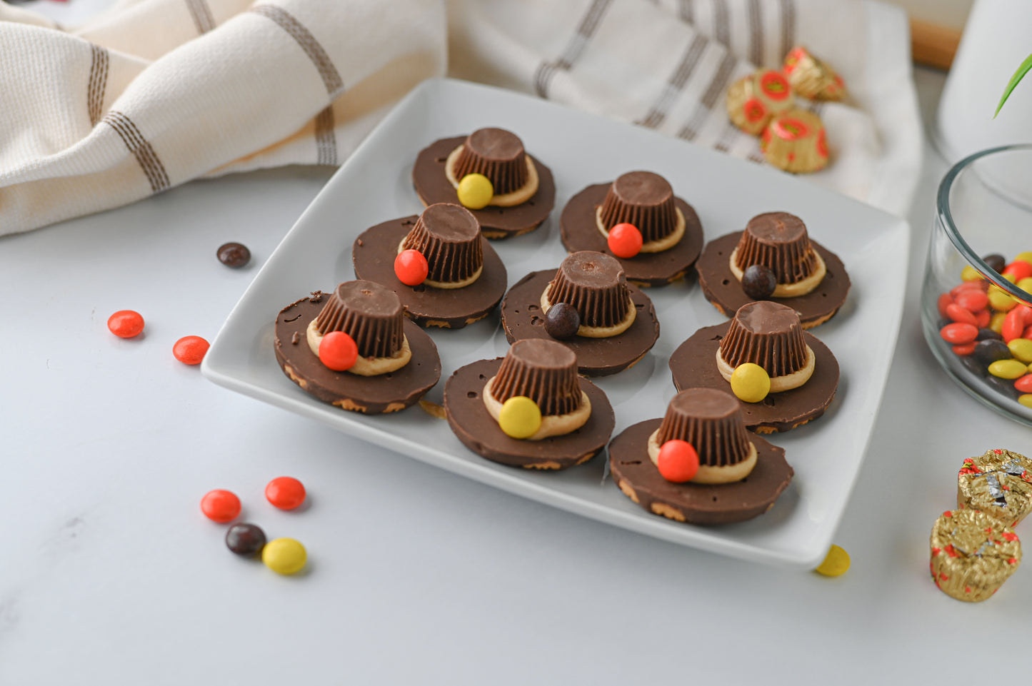 Pilgrim Hat Cookies Set #2